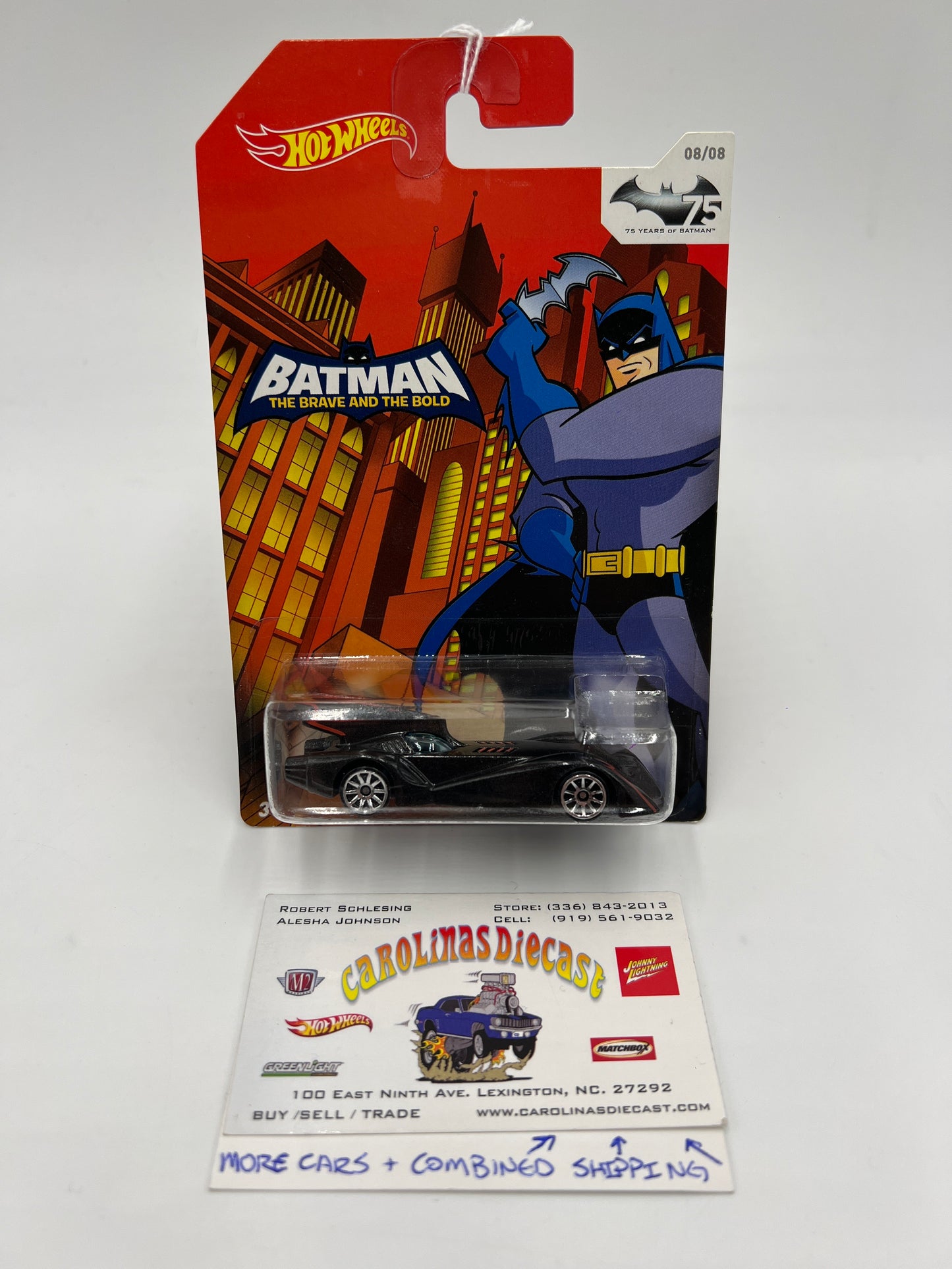 Hot Wheels Batman 75th Anniversary Set #8 The Brave And The Bold Batmobile 117D
