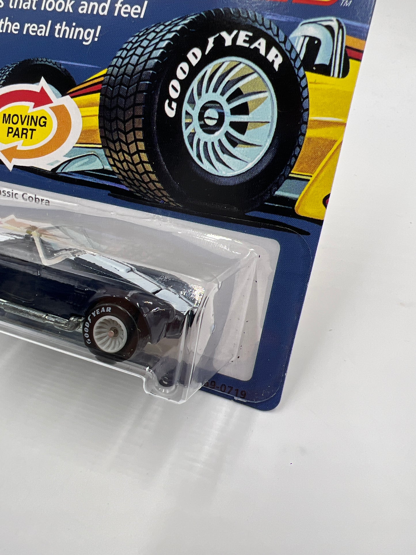 Hot Wheels 30 Years 1970 Authentic Commemorative Replica Real Riders Shelby Classic Cobra Blue W/Protector