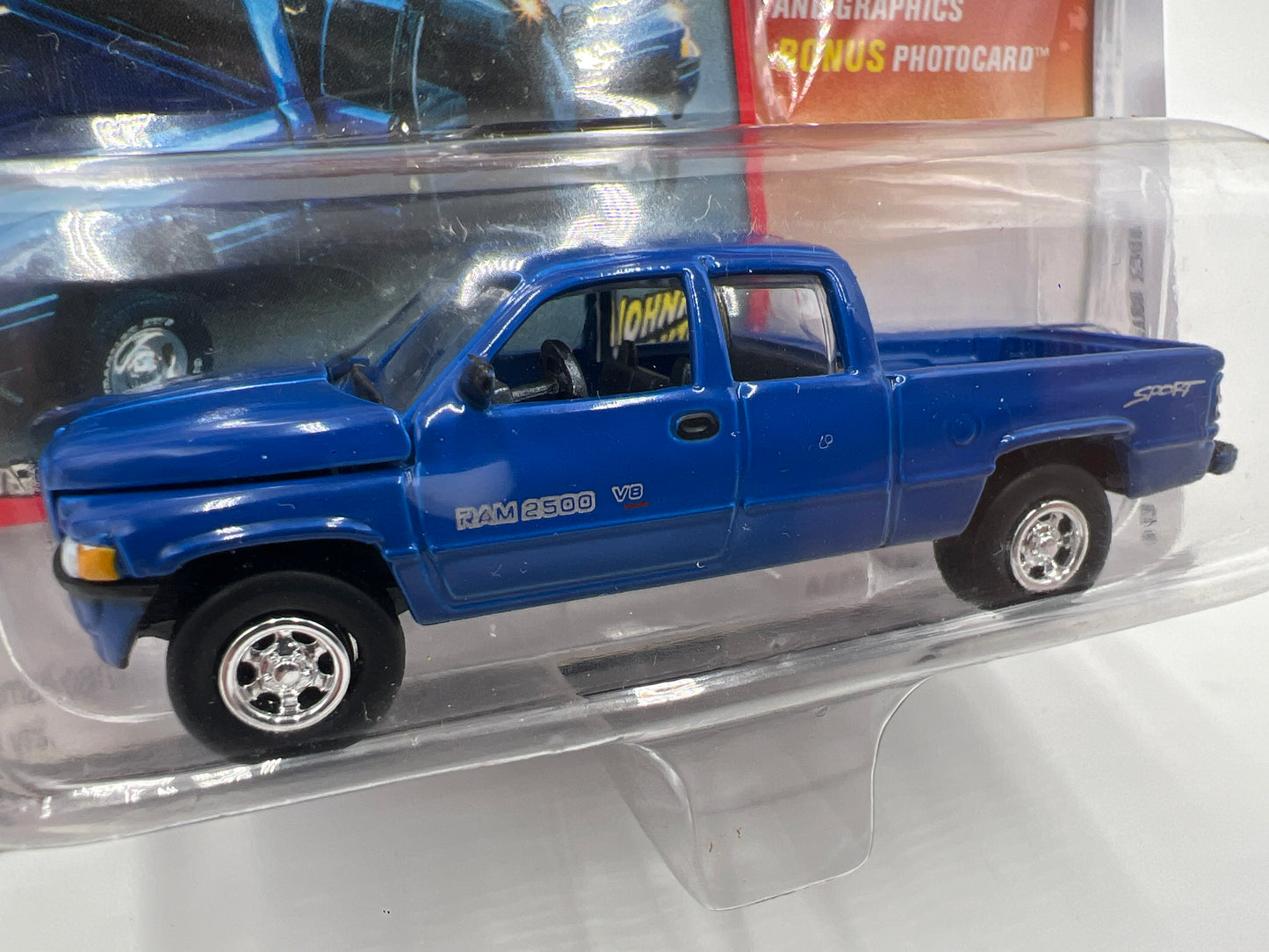Johnny Lightning Mopar Or No Car #19 1998 Dodge Ram 2500 Blue