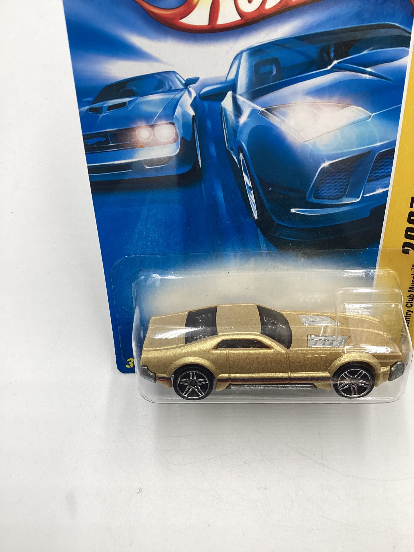 2007 Hot Wheels New Models #19 CCM Country Club Muscle Gold 48i