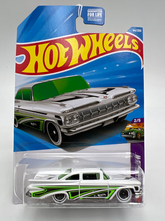 2026 Hot Wheels H Case #44 59 Chevy Impala White