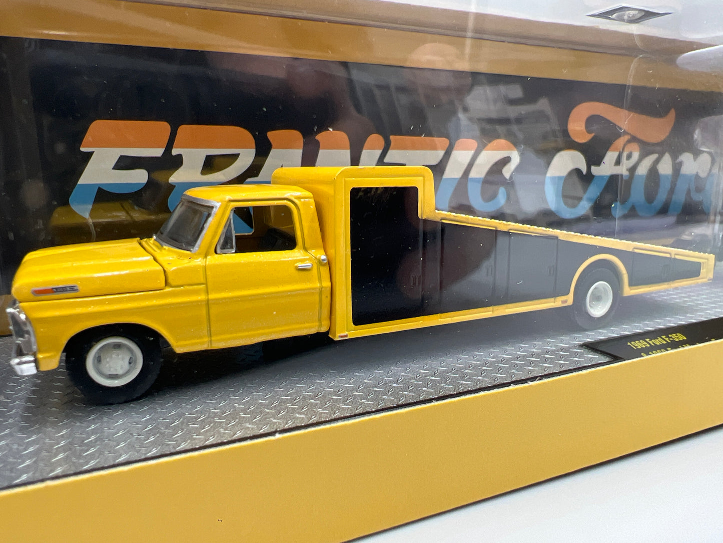 2025 M2 Machines Auto Haulers 1969 Ford F-350 & Mustang Funny Car Frantic Ford S44