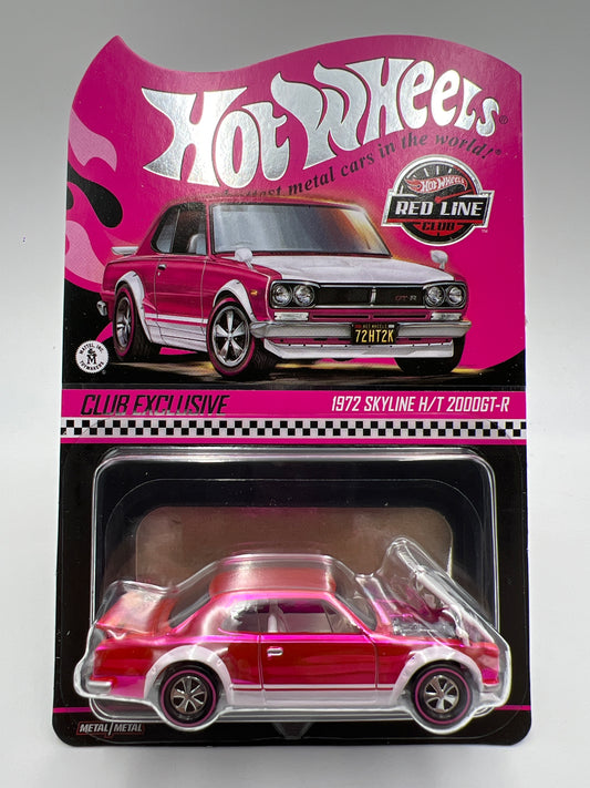 2026 Hot Wheels RLC Club Exclusive 1972 Skyline H/T 2000GT-R Pink W/Protector