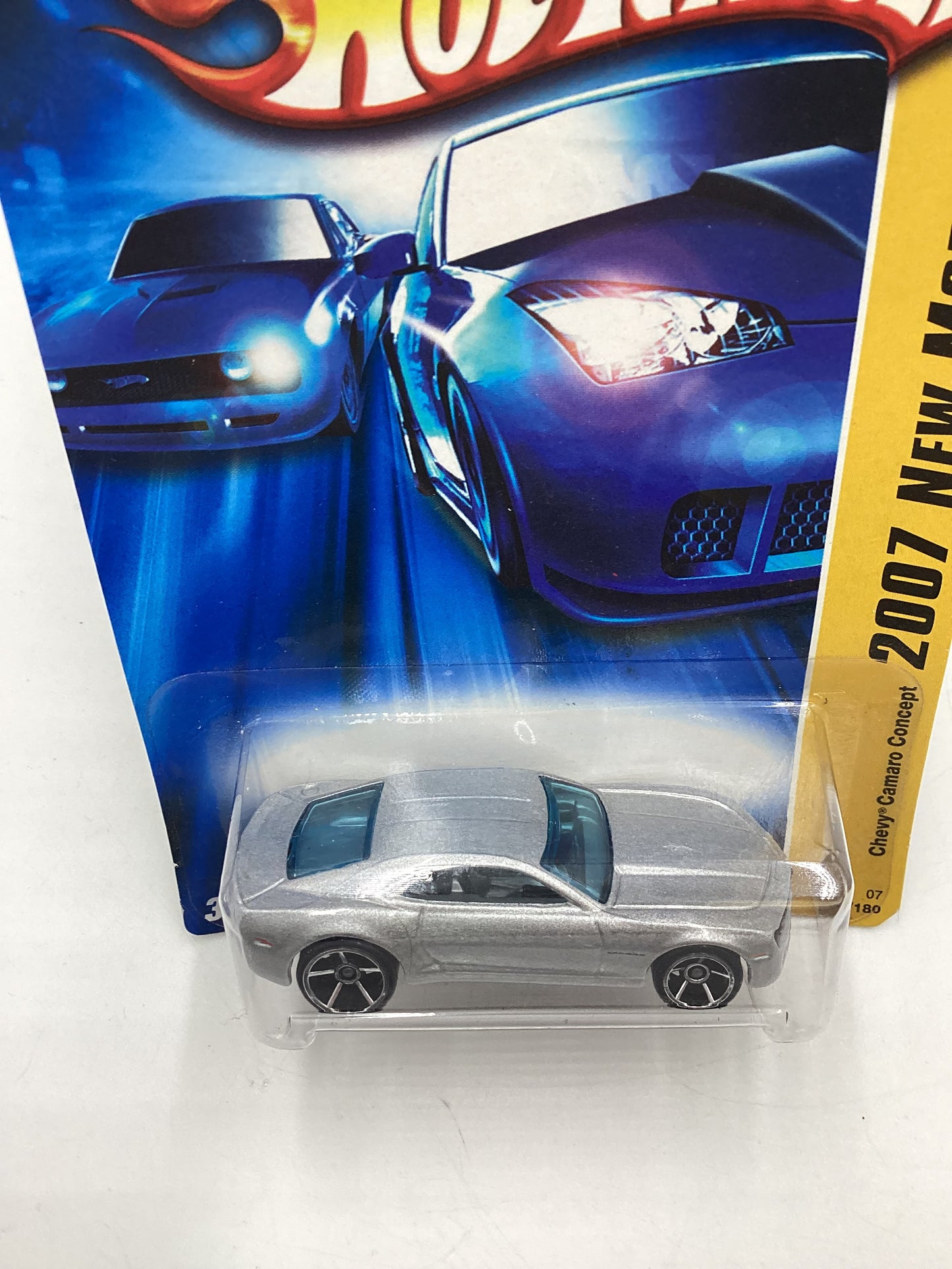 2007 Hot Wheels New Models #2 Chevy Camaro Concept Silver 2C