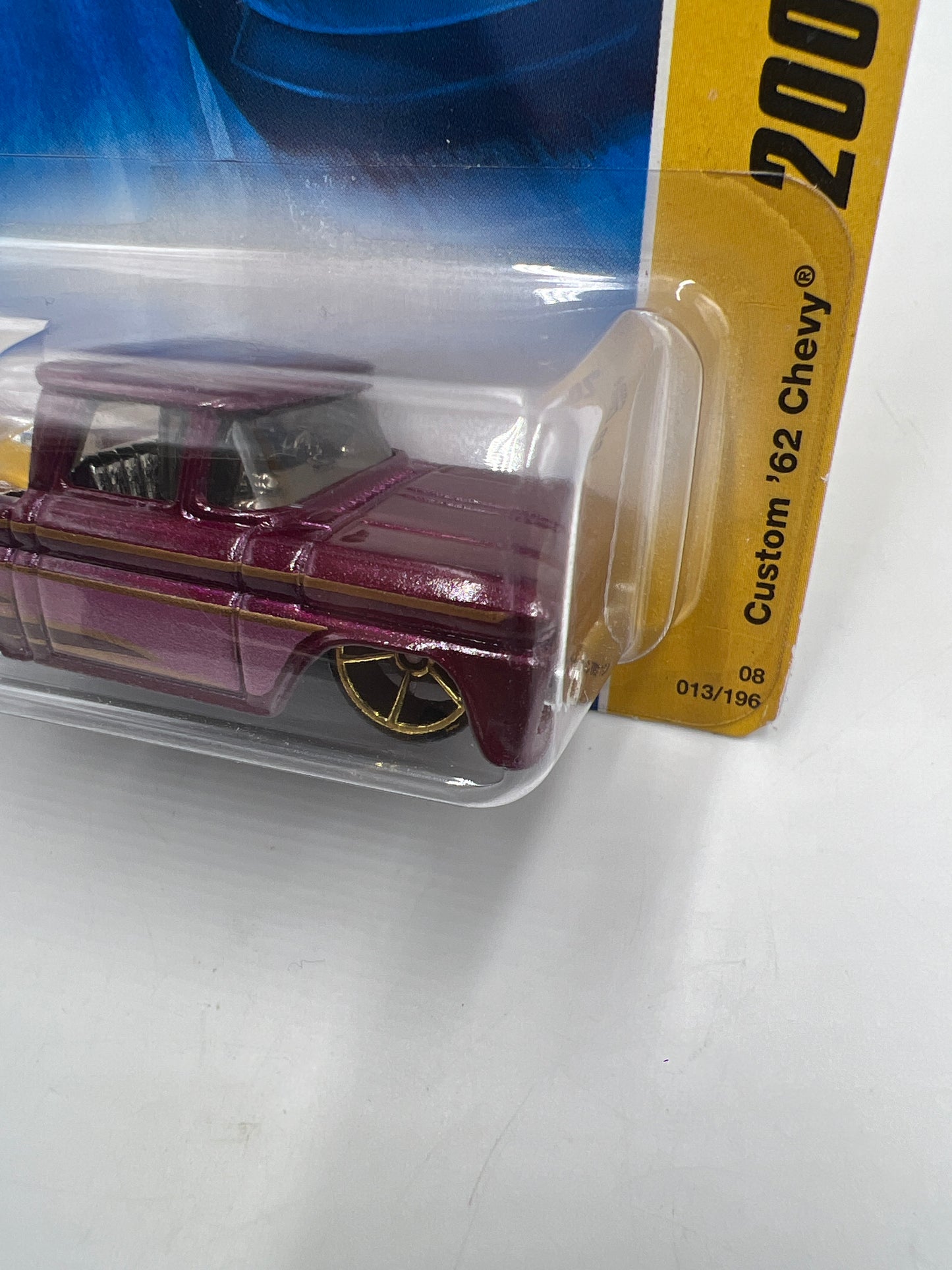 2008 Hot Wheels New Models #13 Custom 62 Chevy Purple 18C