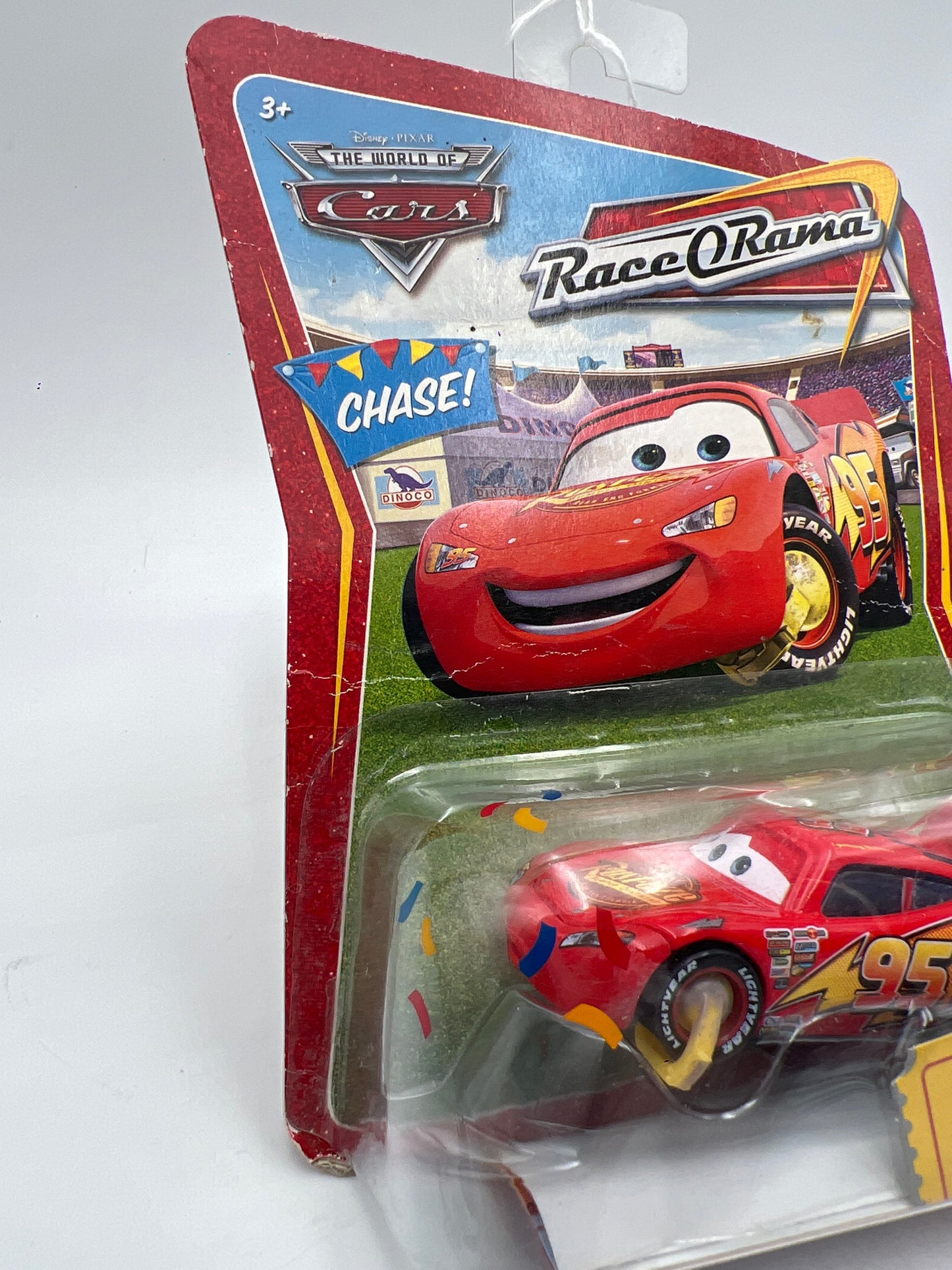 Disney Pixar The World Of Cars Race O Rama #73 CHASE Impound Lightning McQueen Bad Card