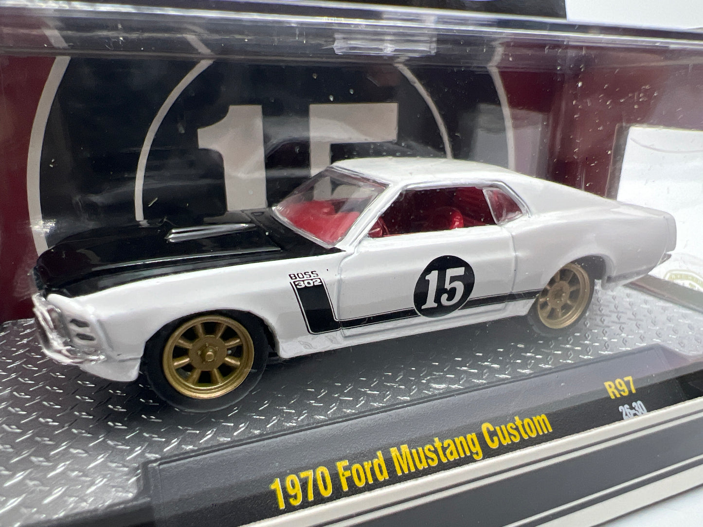 2026 M2 Machines R97 1970 Ford Mustang Custom White
