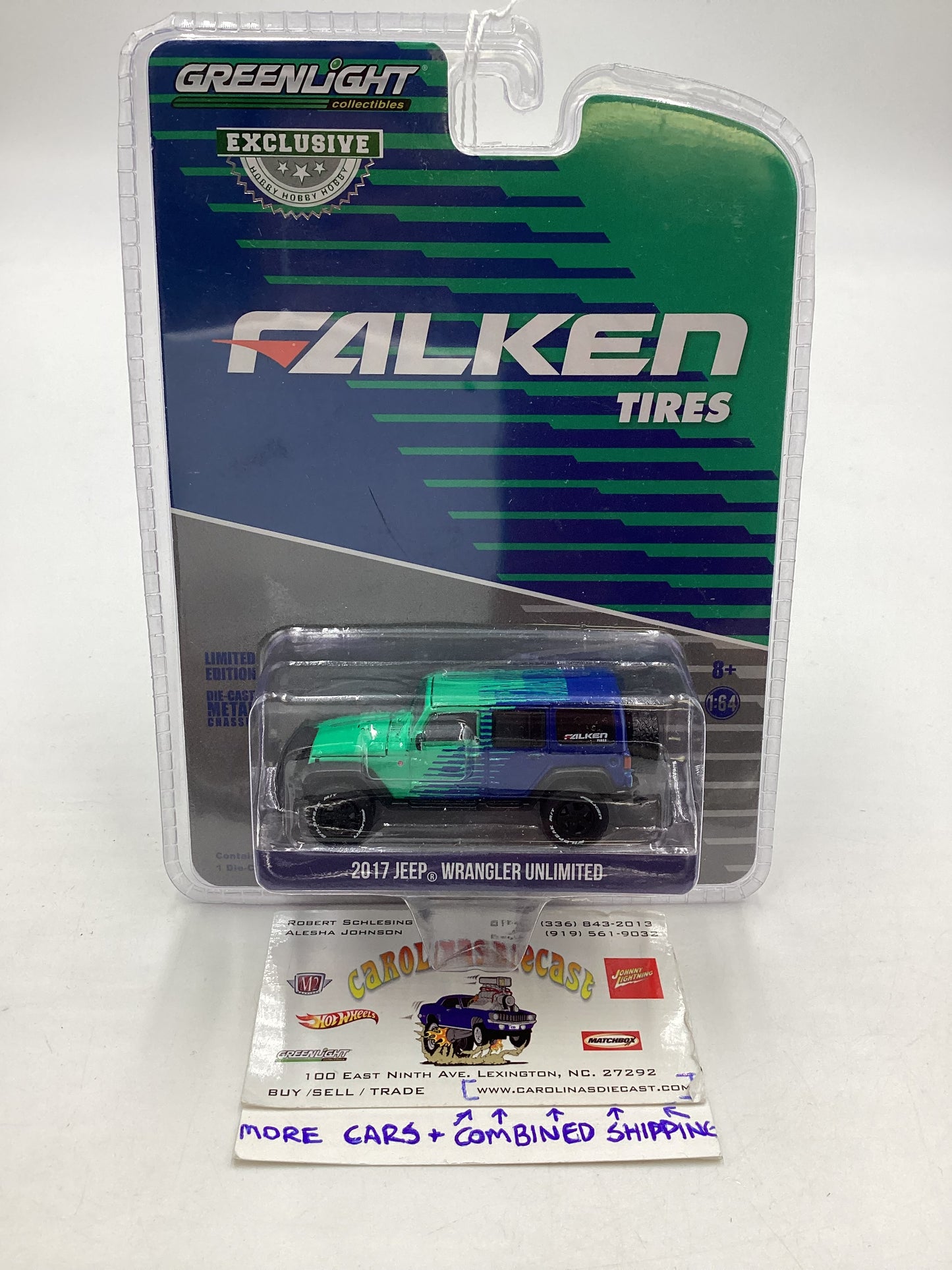 Greenlight Hobby Exclusive Falken Tires 2017 Jeep Wrangler Unlimited 181A