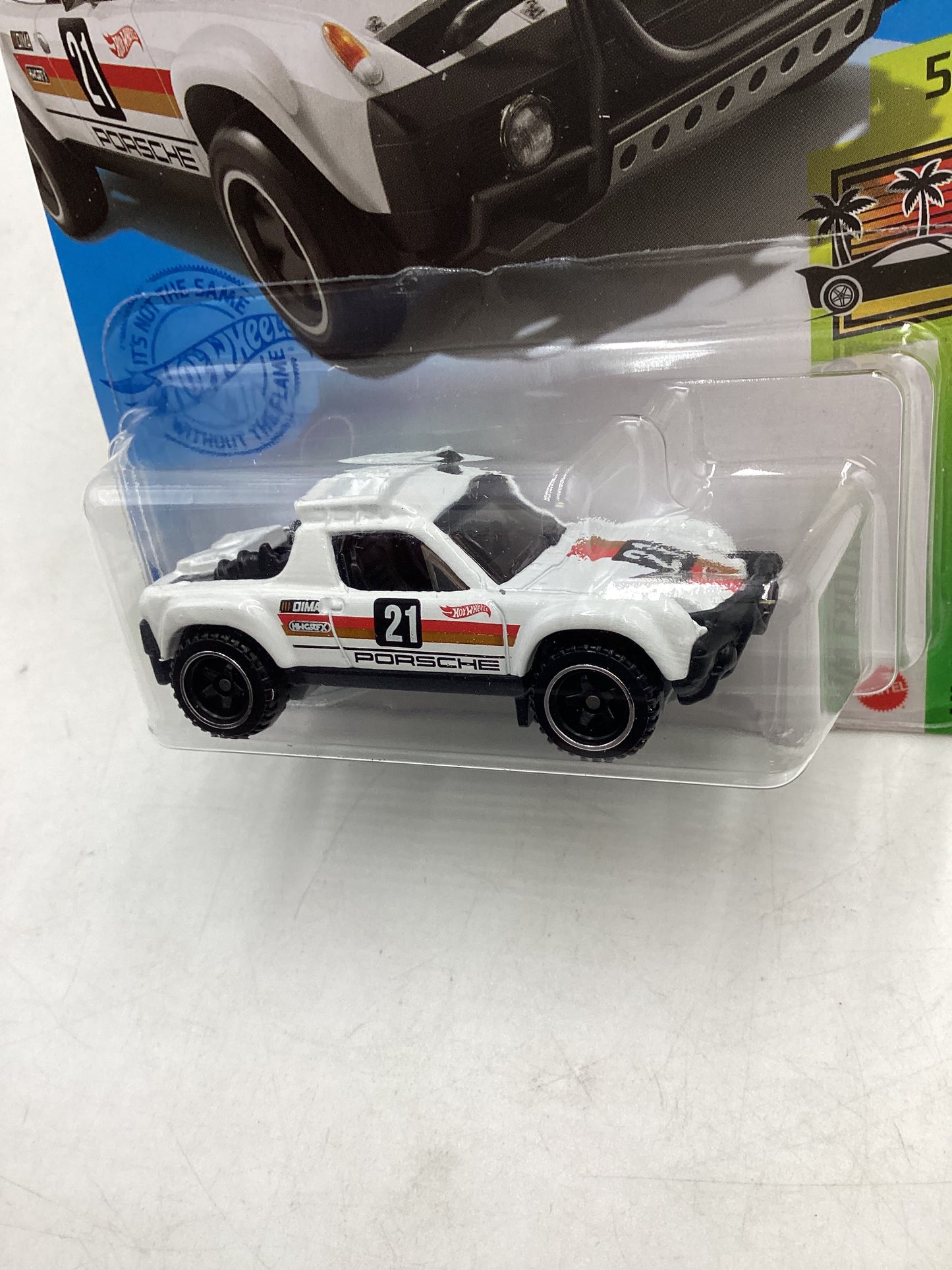 2021 Hot wheels #223 Porsche 914 Safari White 100E