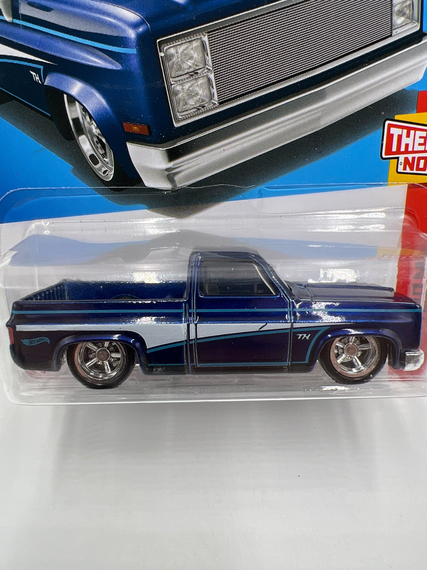 2024 Hot Wheels Super Treasure Hunt #249 83 Chevy Silverado Blue W/Protector
