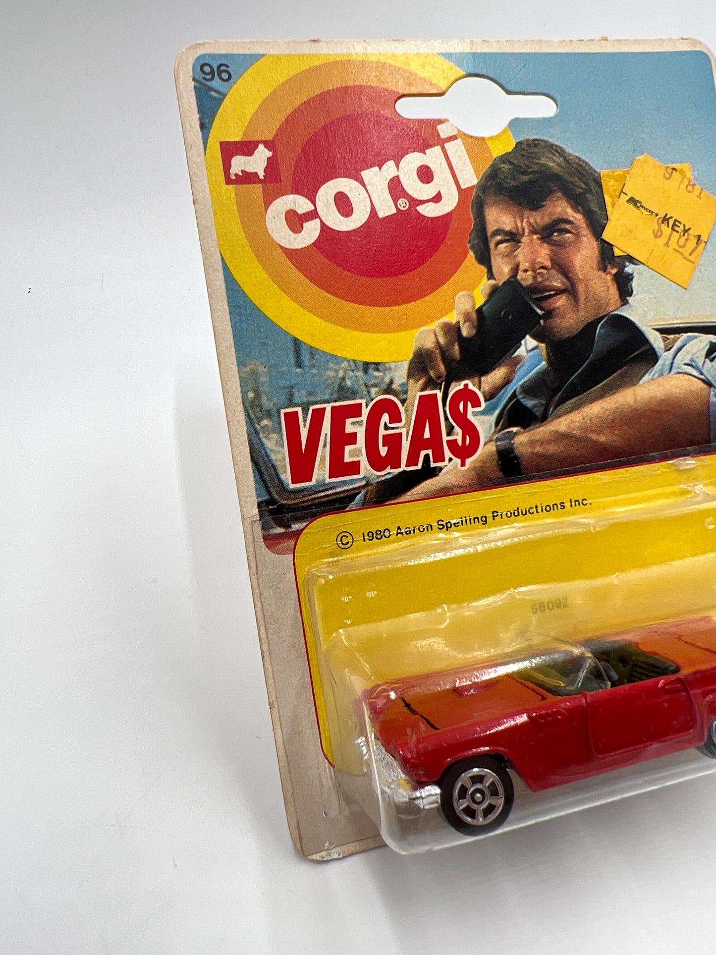 1980 Corgi #96 VEGA$ Ford Thunderbird Red W/Protector