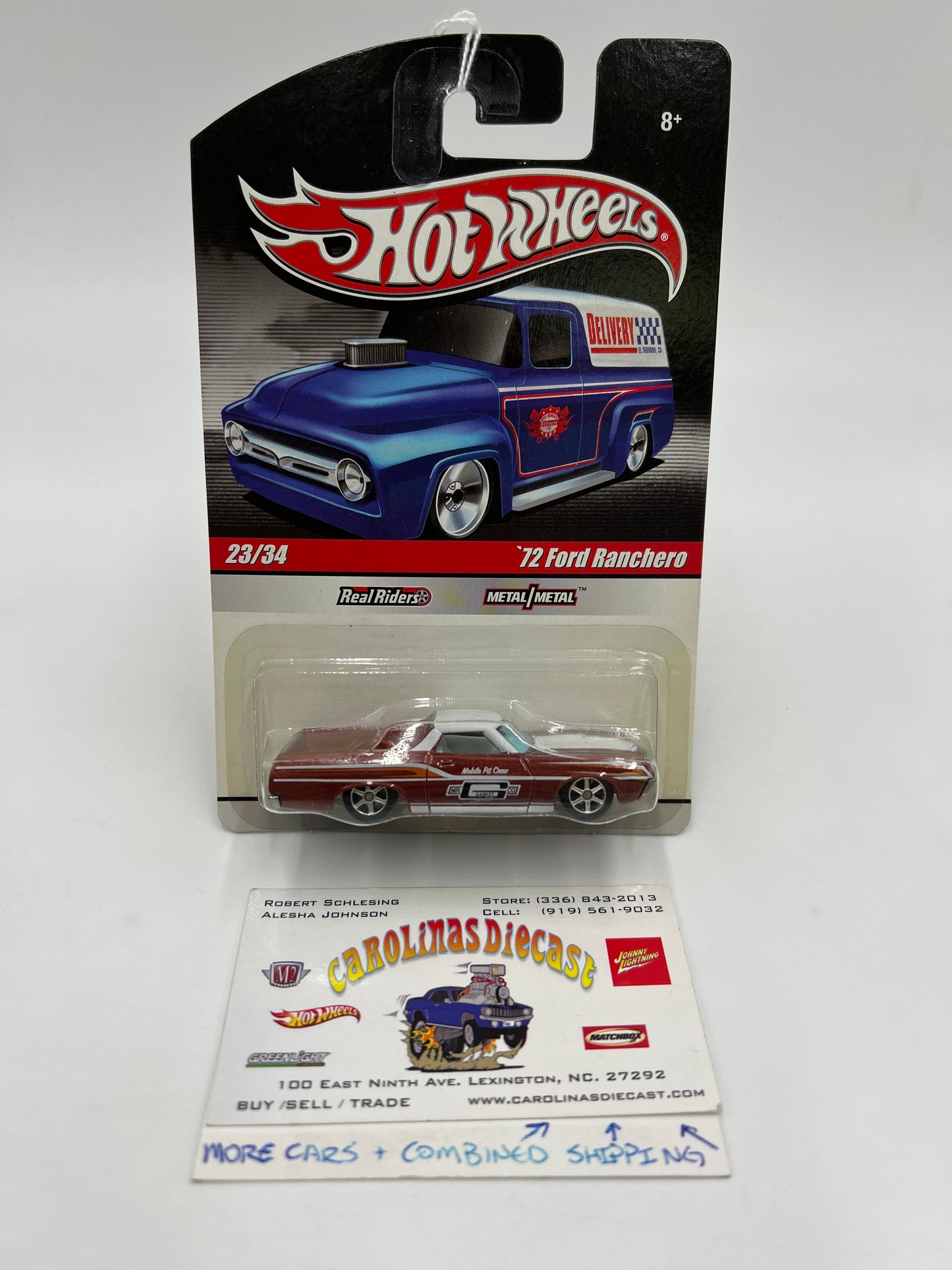 Hot Wheels Slick Rides #23 72 Ford Ranchero Mr Gasket Brown 243E