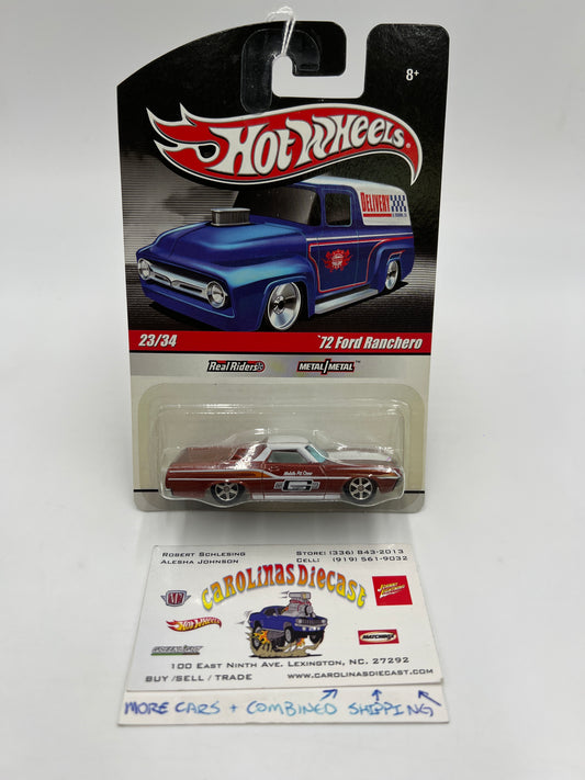 Hot Wheels Slick Rides #23 72 Ford Ranchero Mr Gasket Brown 243E