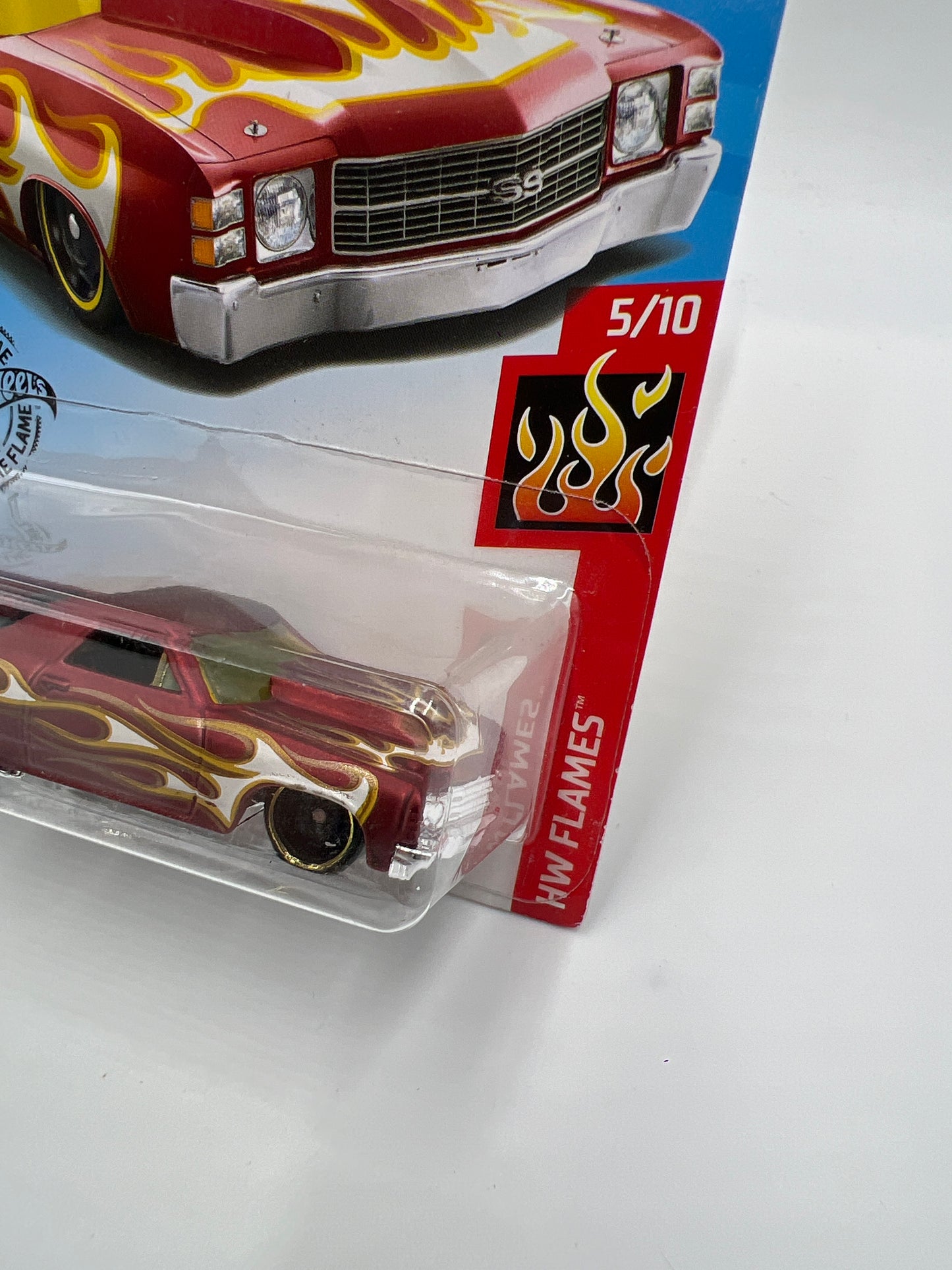 2019 Hot Wheels Flames #8 71 El Camino 11i