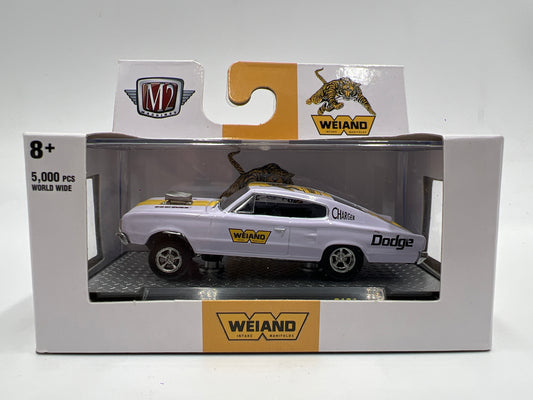 M2 Machines 1966 Dodge Charger Gasser White Weiand S101