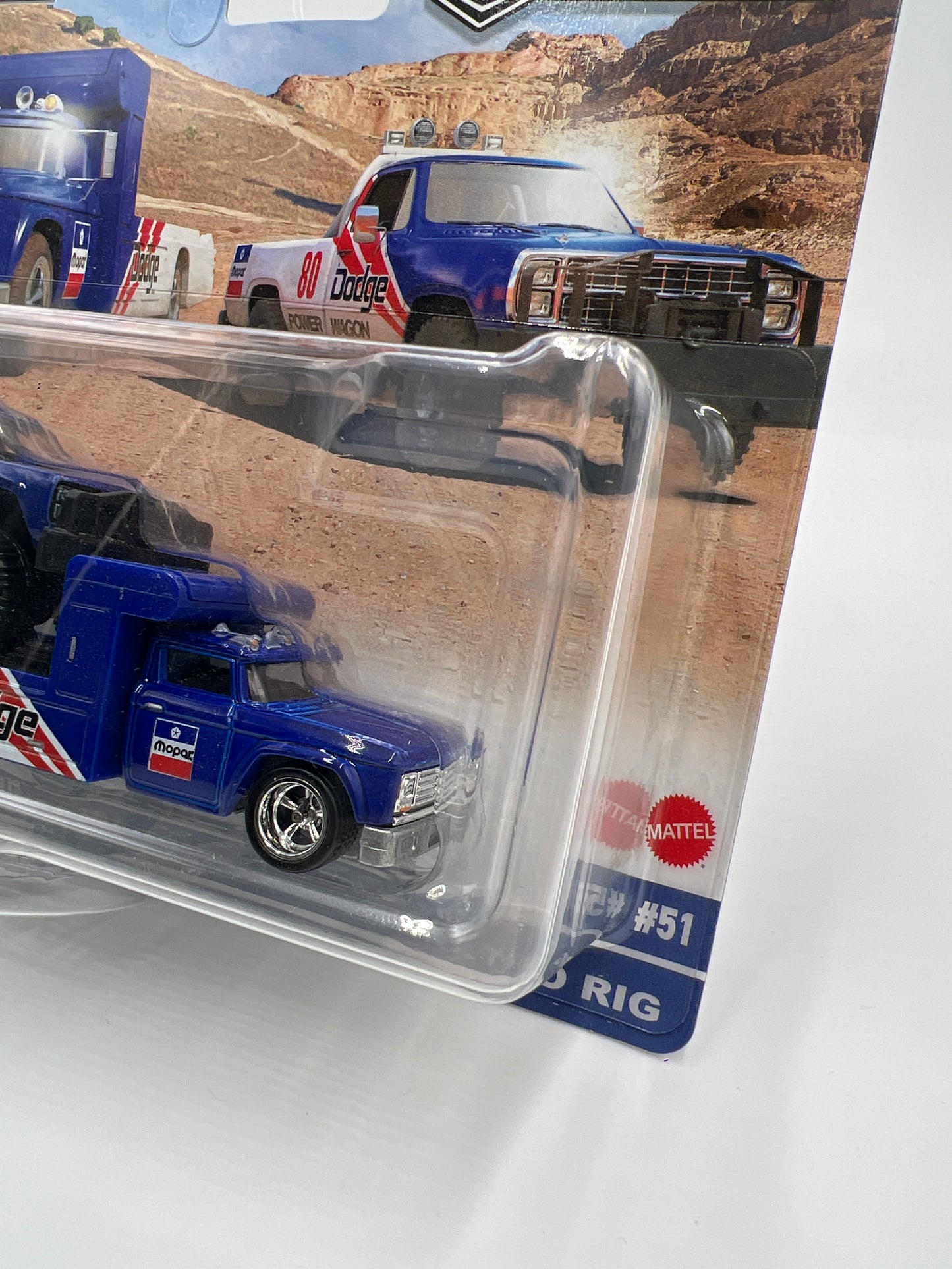 Hot Wheels Team Transport #51 80 Dodge Macho Power Wagon / Retro Rig 279E