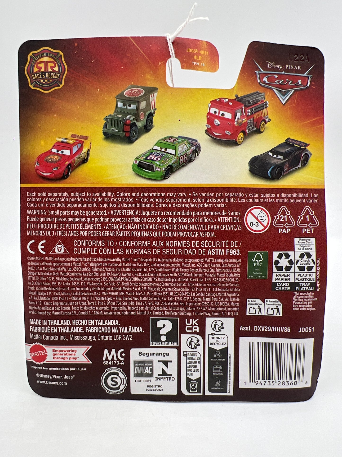 2025 Disney Pixar Cars Radiator Springs Race & Rescue Cruz Ramirez 141F