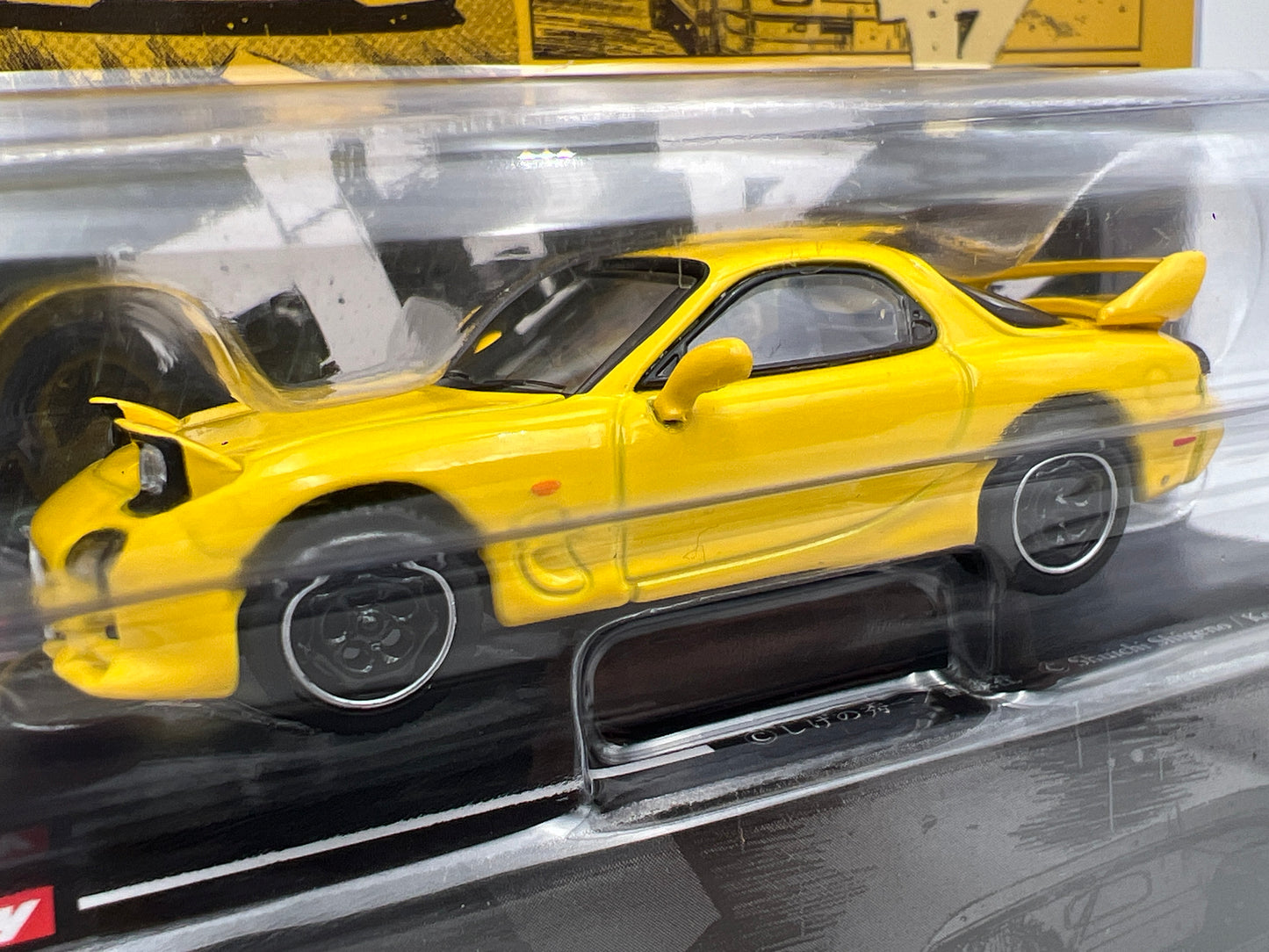 Hobby Japan JDM64 Initial D Mazda RX-7 FD3S Project D Yellow