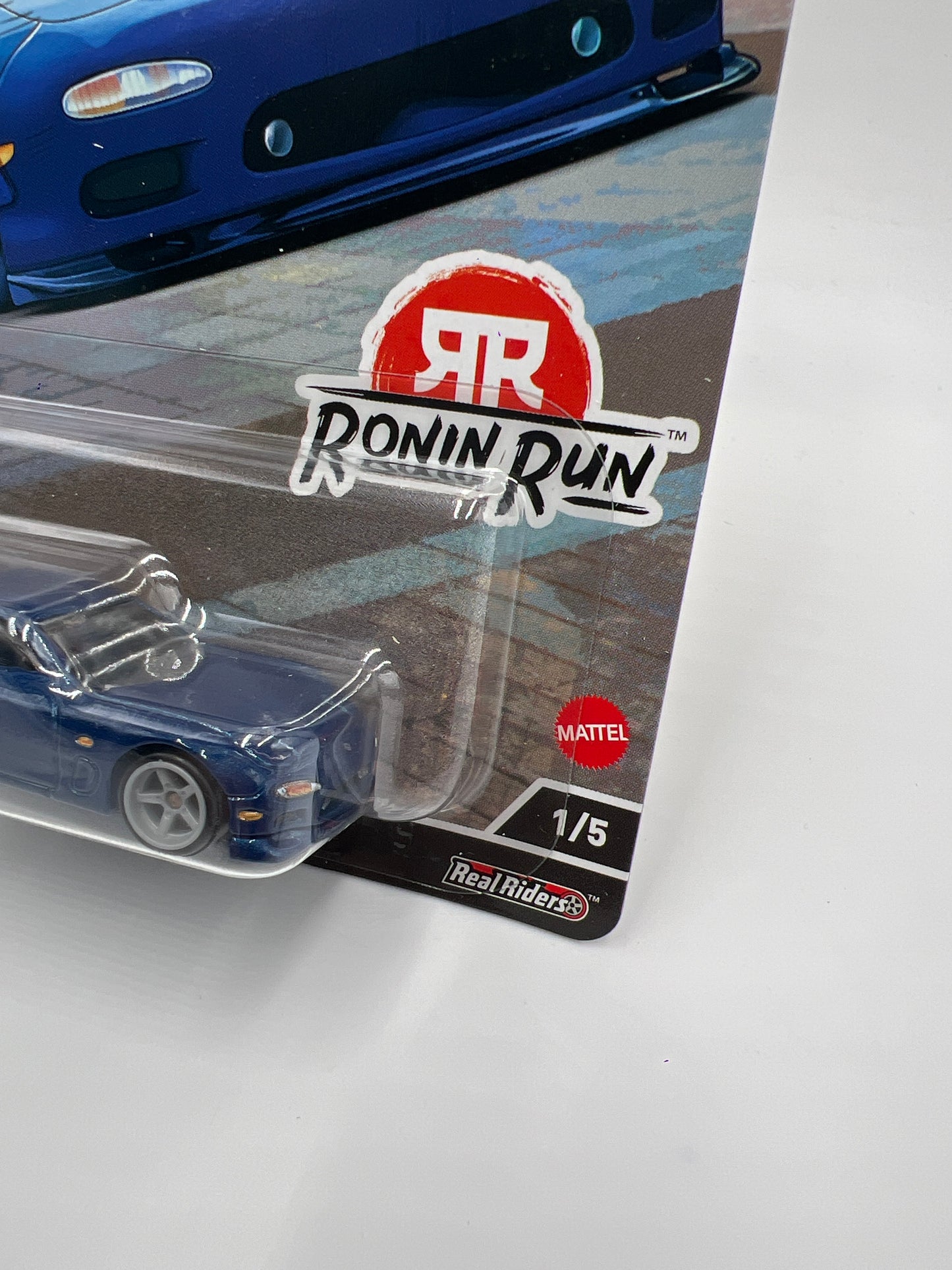 Hot Wheels Premium Ronin Run #1 95 Mazda RX7 Blue 258C
