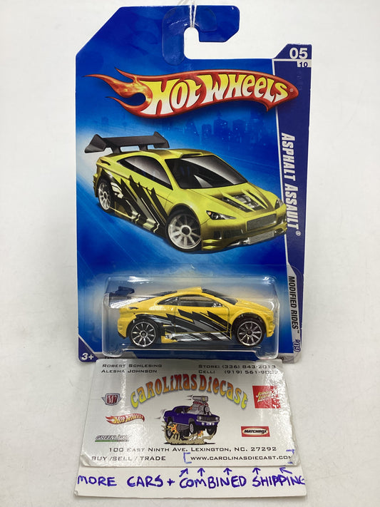 2009 Hot Wheels #161 Asphalt Assault Yellow 95B