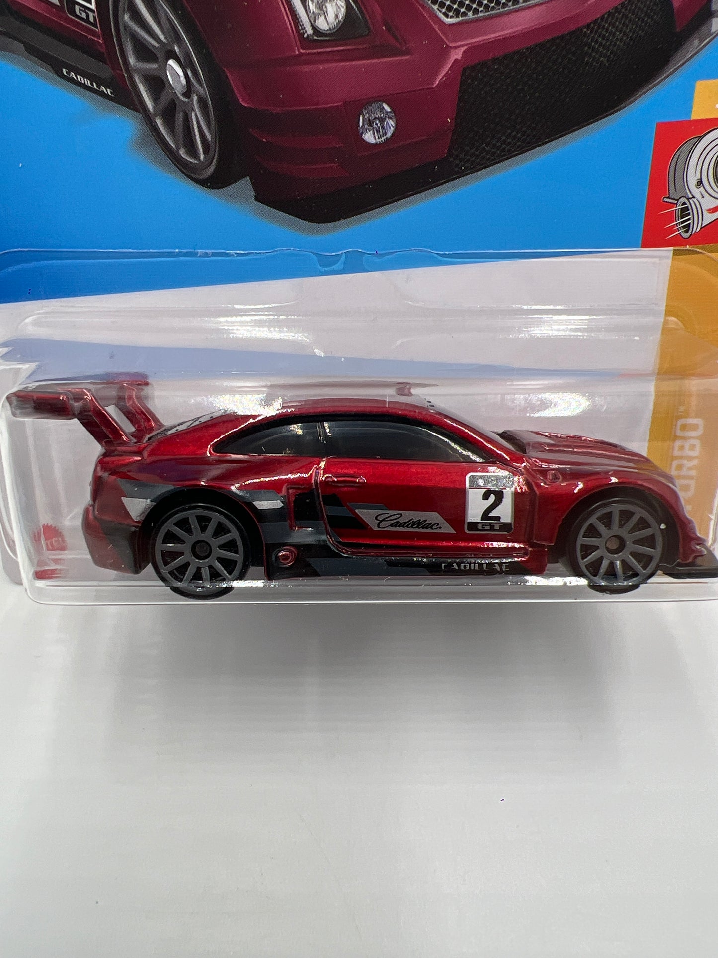 2022 Hot Wheels Turbo #38 16 Cadillac ATS-V R Red 57C