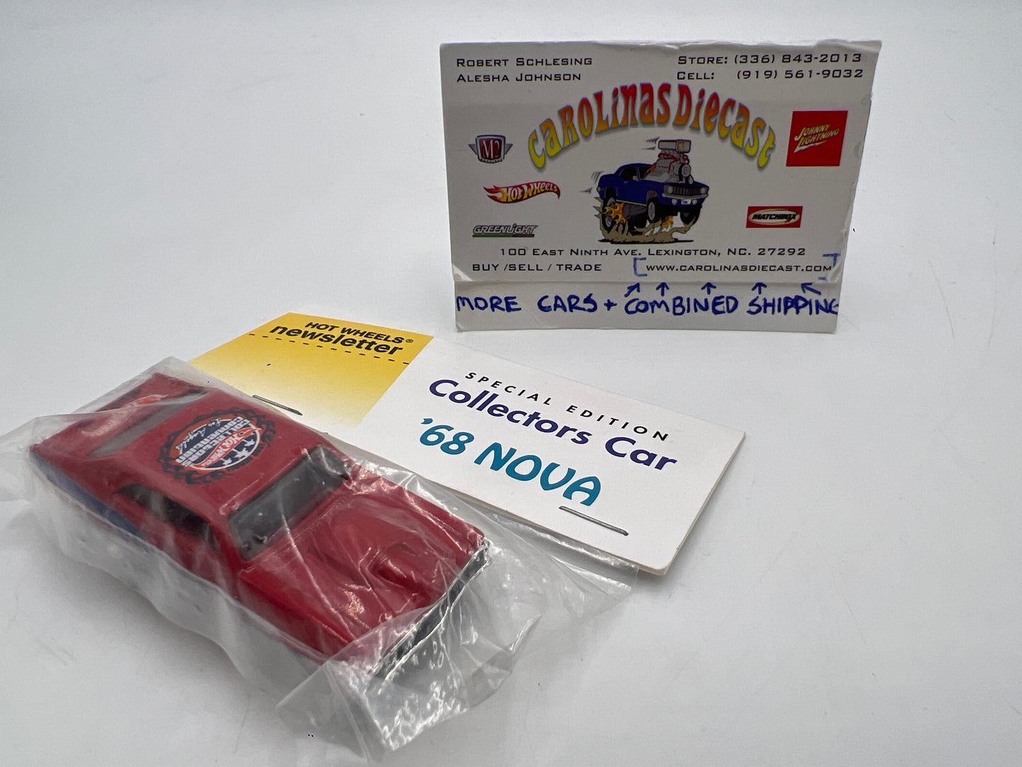 Hot Wheels 23rd Annual Collectors Nationals Newsletter 68 Nova Red