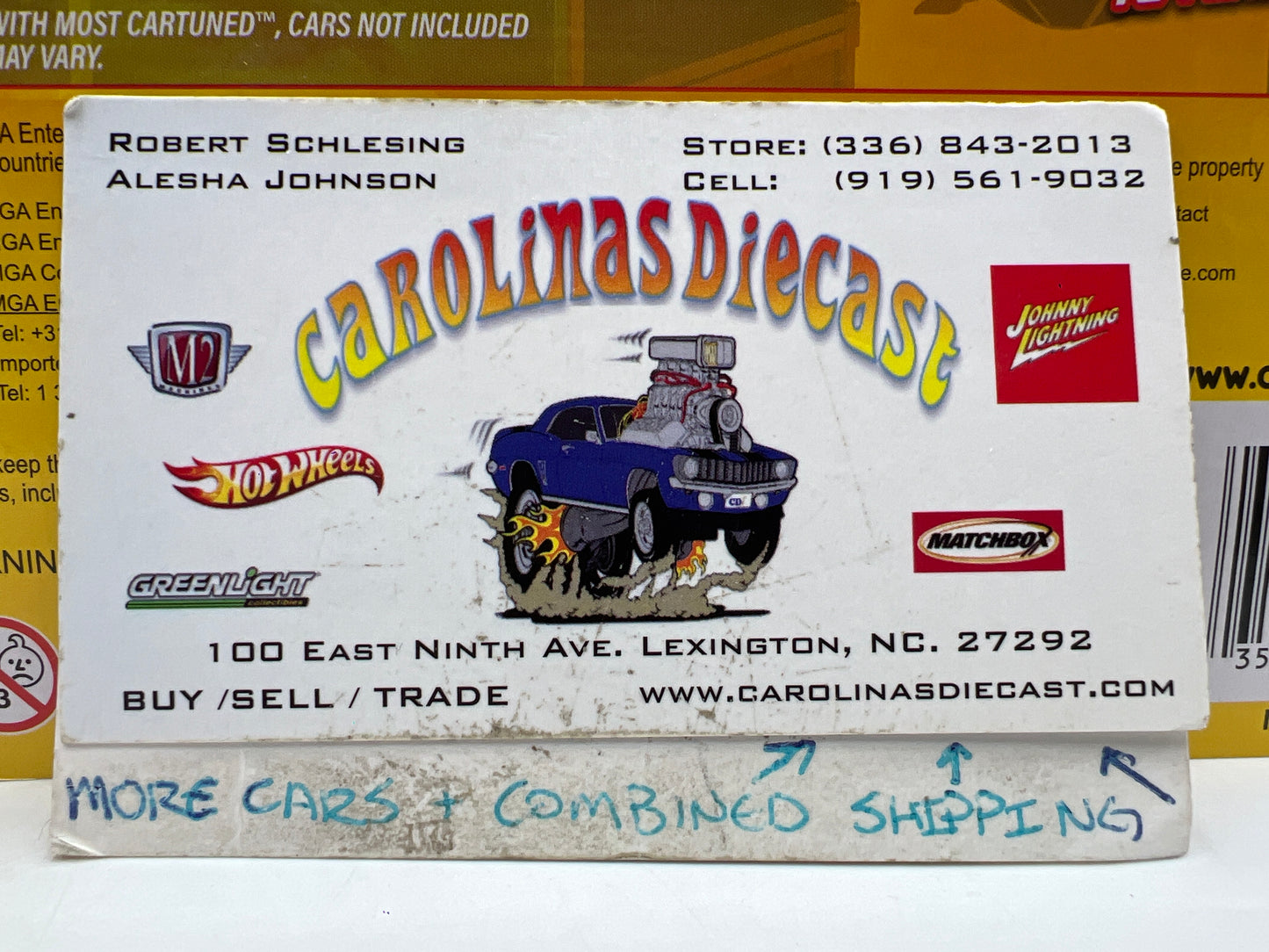 MGA Car Tuned Rigs Series 1 #3 Sneaky Pete Blue Container 183i