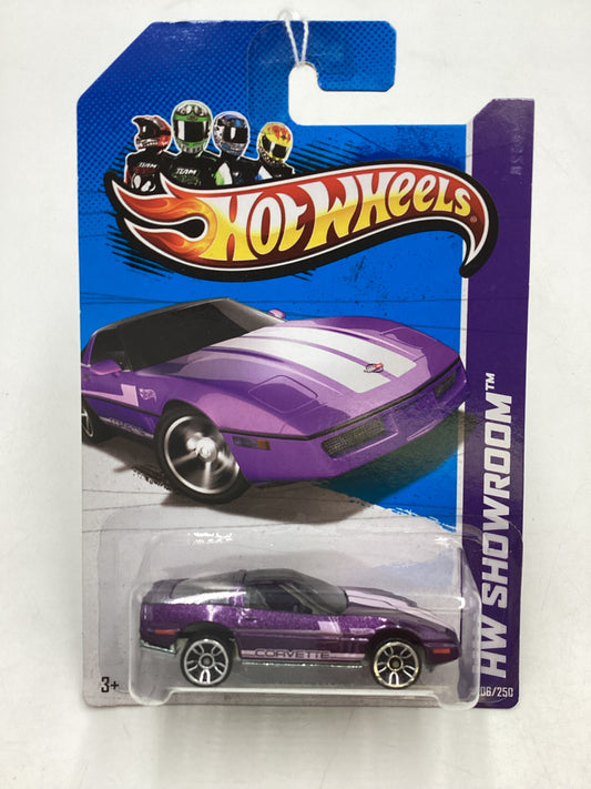 2013 Hot Wheels #206 80’s Corvette Purple 2B