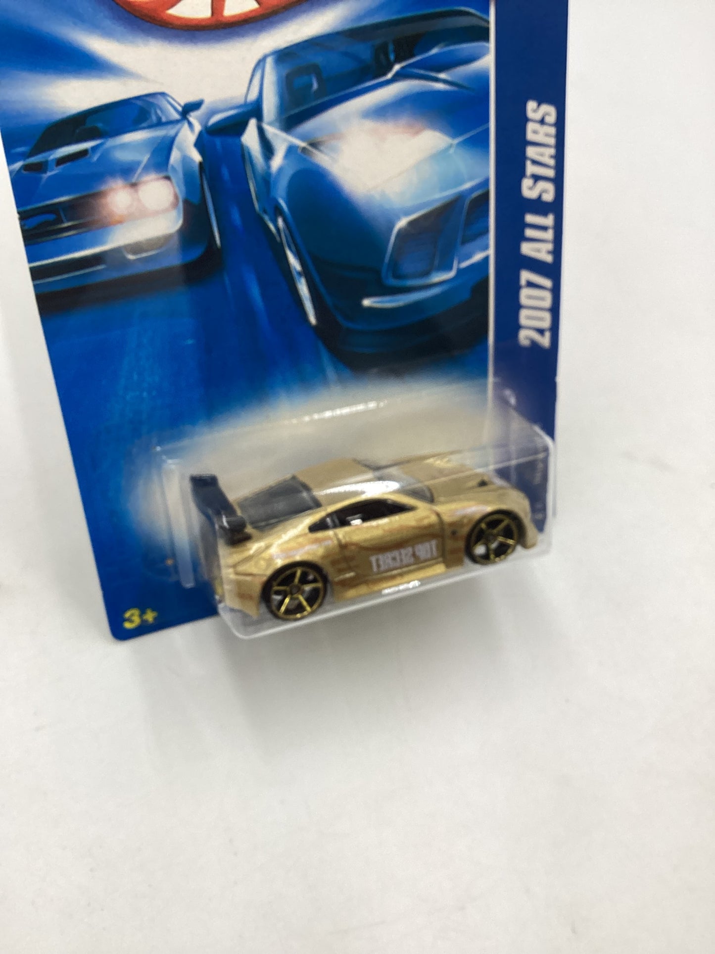 2007 Hot Wheels #152 Gold Nissan Z 81E