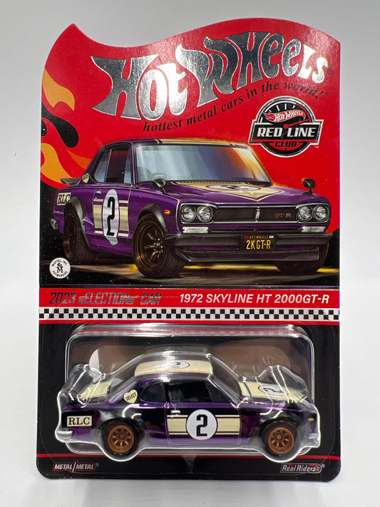 2023 Hot Wheels RLC sELECTIONs 1972 Skyline H/T 2000GT-R Purple W/Protector