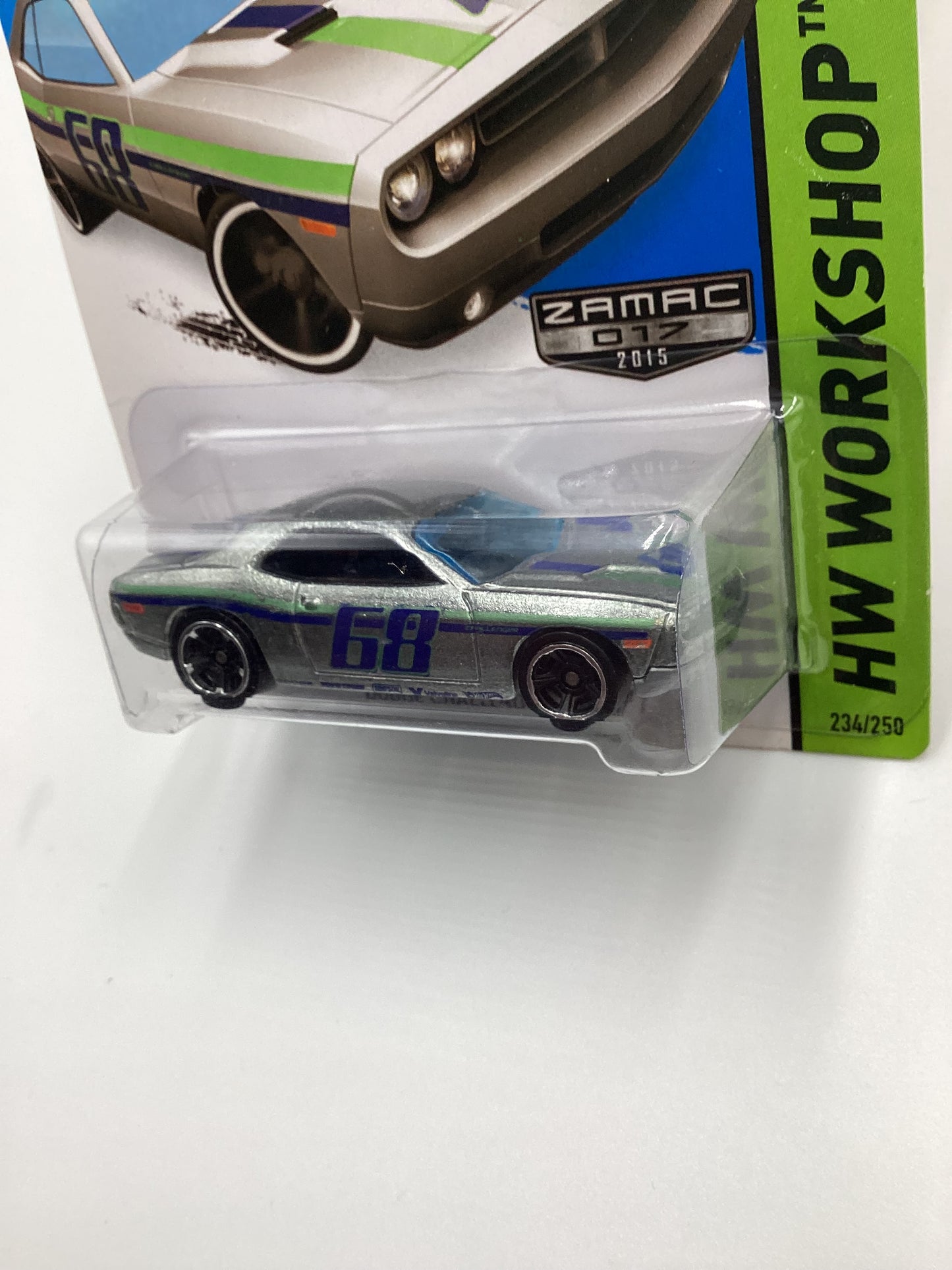 2015 Hot Wheels #234 ~ ZAMAC 017 ~ DODGE CHALLENGER CONCEPT
