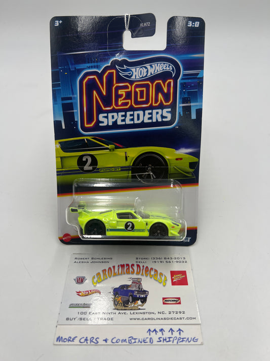 2024 Hot Wheels Neon Speeders 3/8 Ford GT 160Q