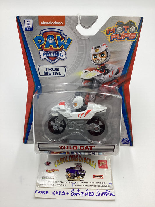 Nickelodeon Paw Patrol Moto Pups Wild Cat True Metal Rare