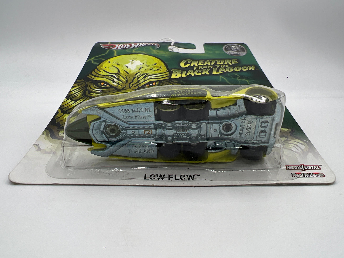 Hot Wheels Premium Universal Studios Monsters Creature From The Black Lagoon Low Flow Green 268A