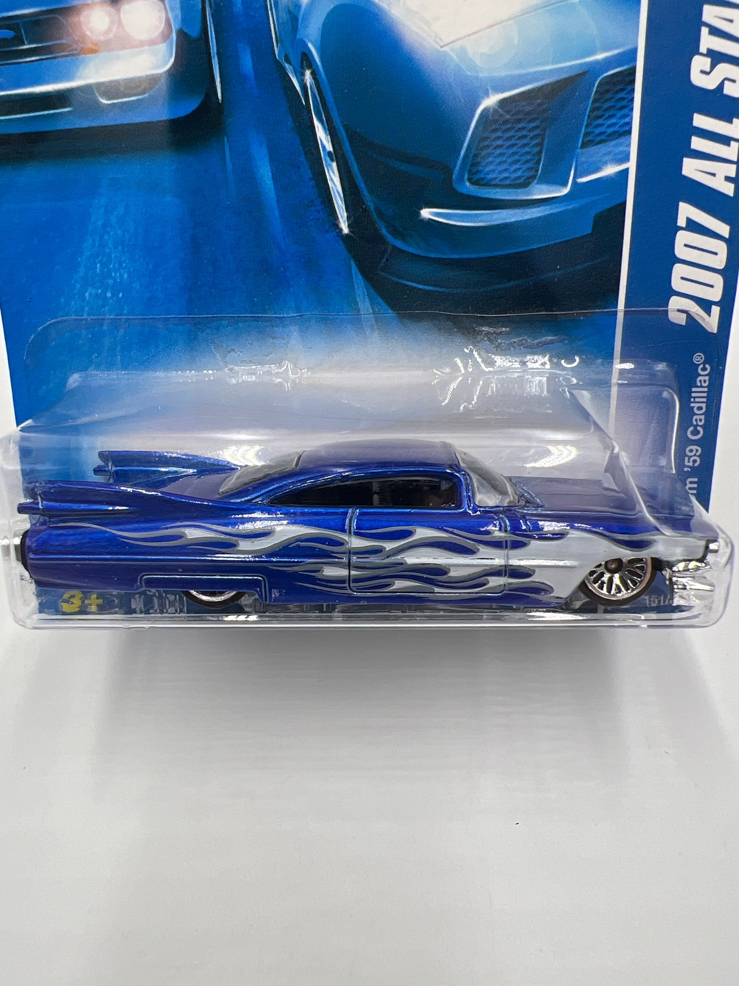 2007 Hot Wheels All Stars #151 Kmart Exclusive Custom 59 Cadillac Blue 237A