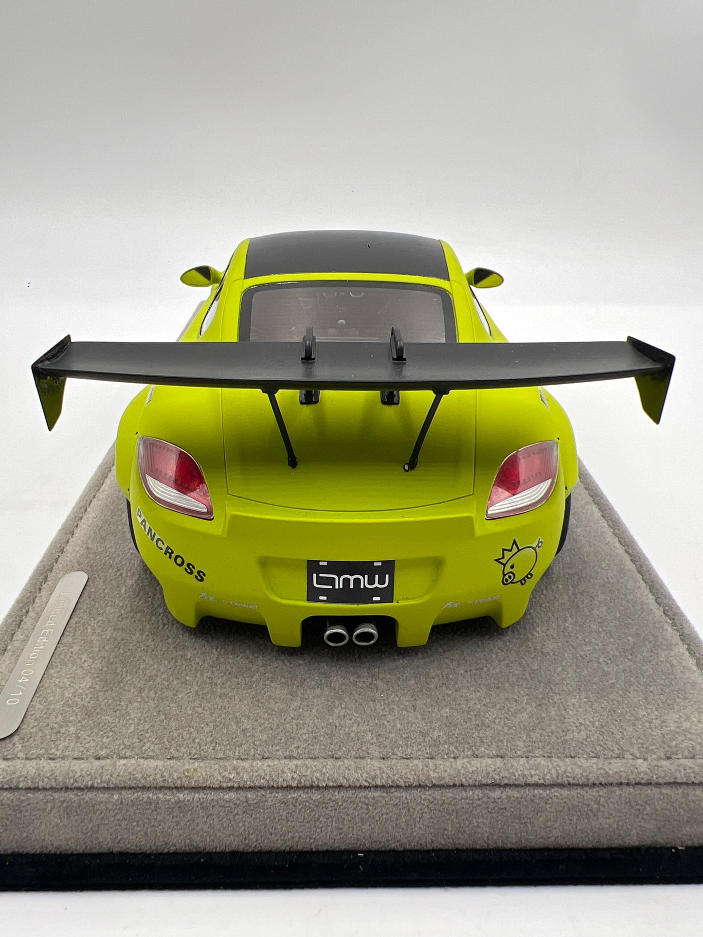 RARE #4/10 Made AutoBarn AB Models 1/18 Scale Porsche Cayman Rocket Bunny W/Box