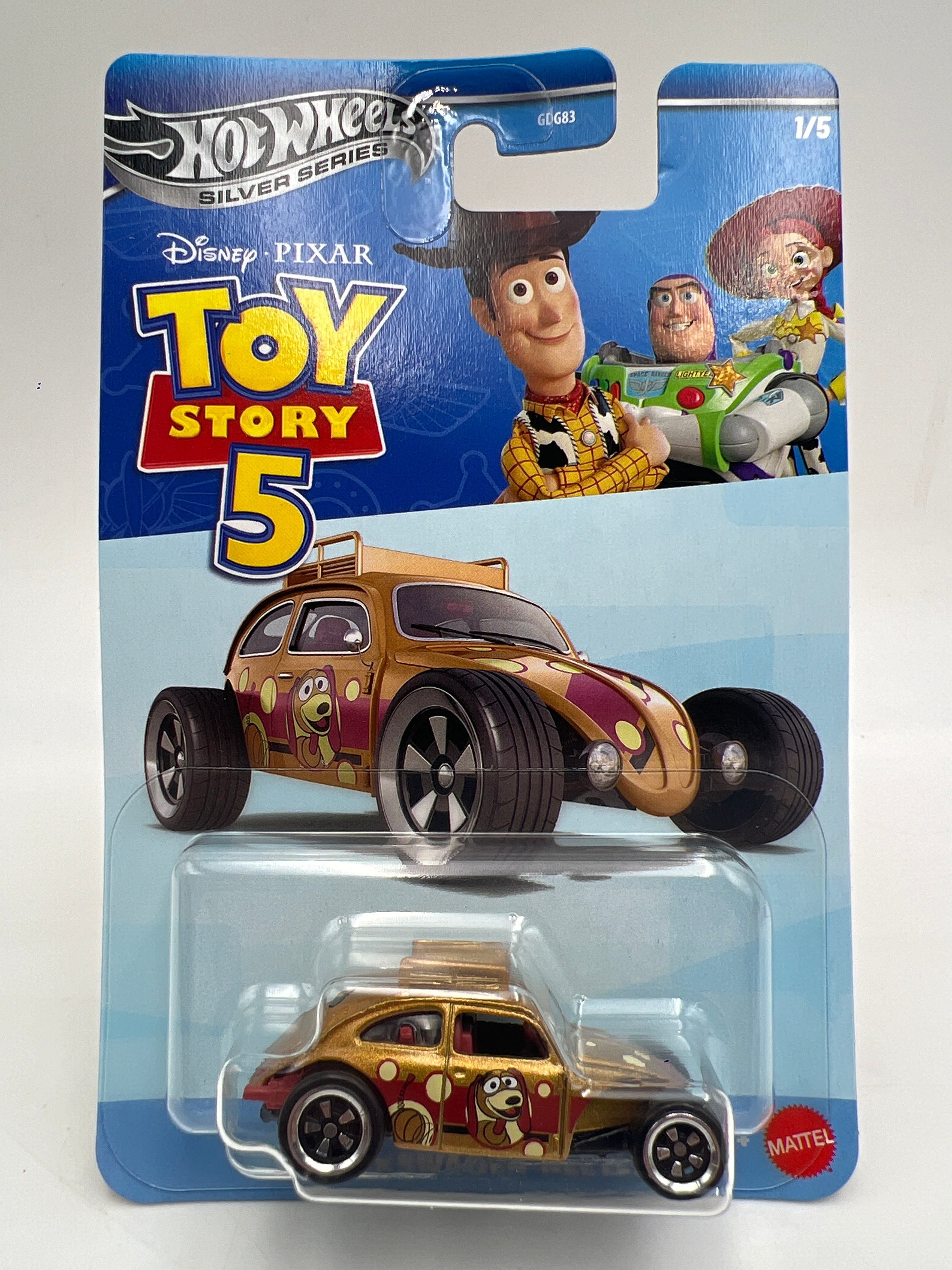 2026 Hot Wheels Silver Series Toy Story 5 #1 Slinky Dog Custom