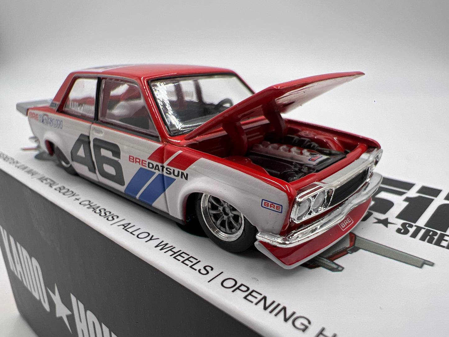 Mini GT Kaido House #003 Datsun 510 Pro Street BRE510 V2