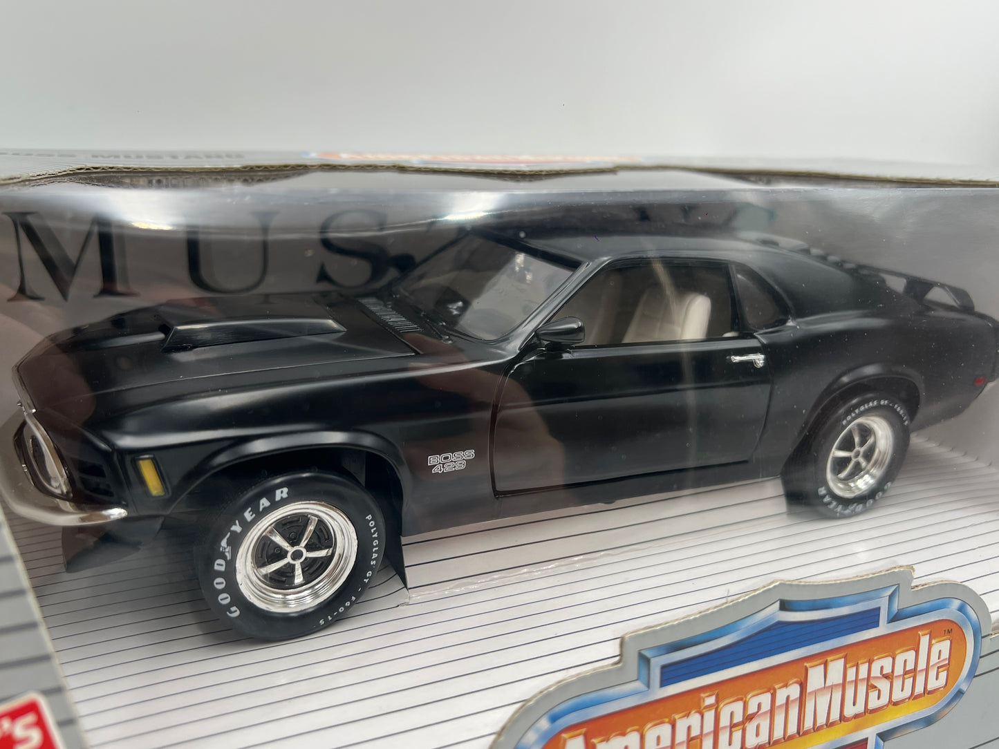 Ertl Collectibles 1:18 Scale American Muscle 1970 Ford Boss 429 Mustang Black