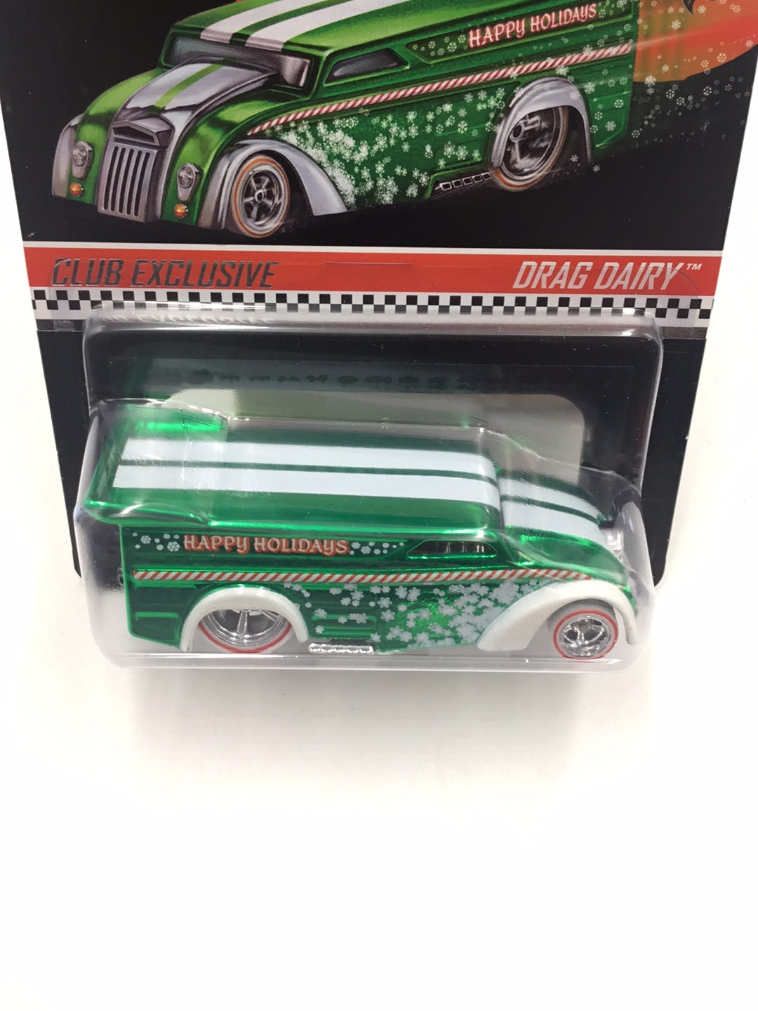 2013 hot wheels redline club Drag Dairy Holiday Car 1457/4000 with