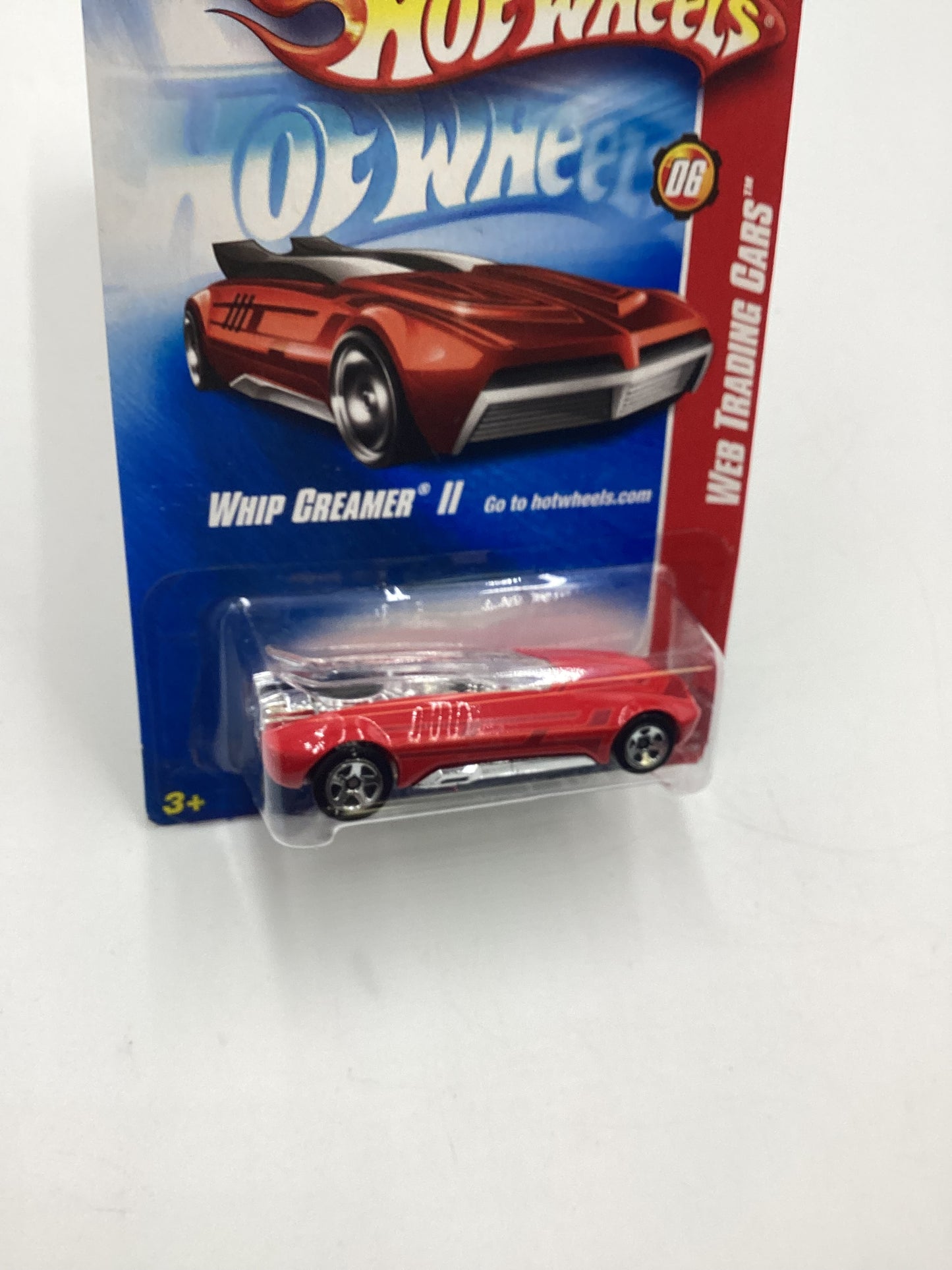 2008 Hot Wheels Web Trading Cars #82 Whip Creamer II Red EE1