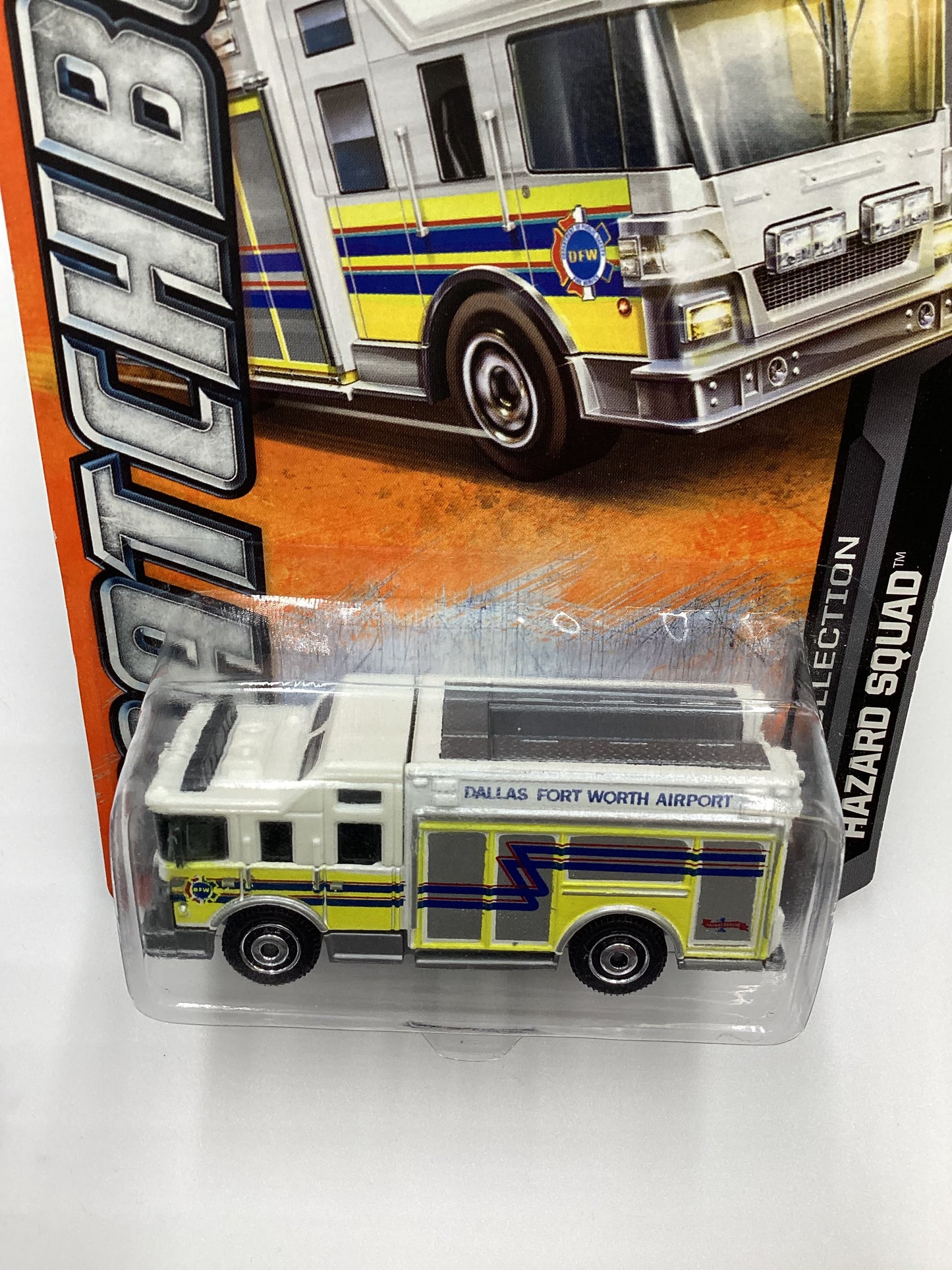 2011 Matchbox #51 Hazard Squad Dallas Forth Worth Airport 206A