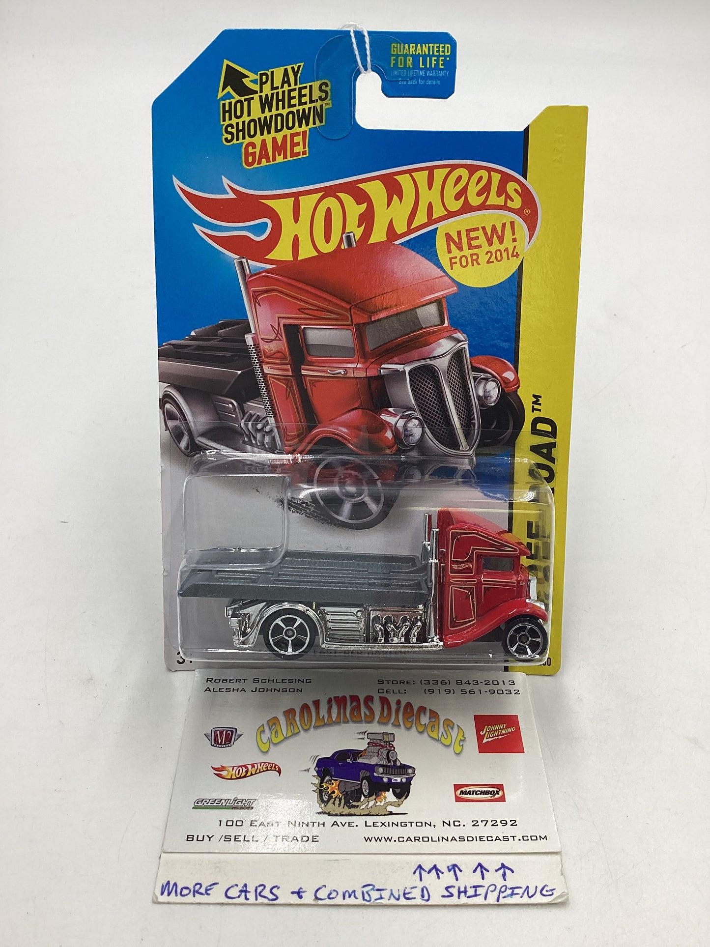 2014 HW Off-Road #105 Fast-Bed Hauler Red 56H