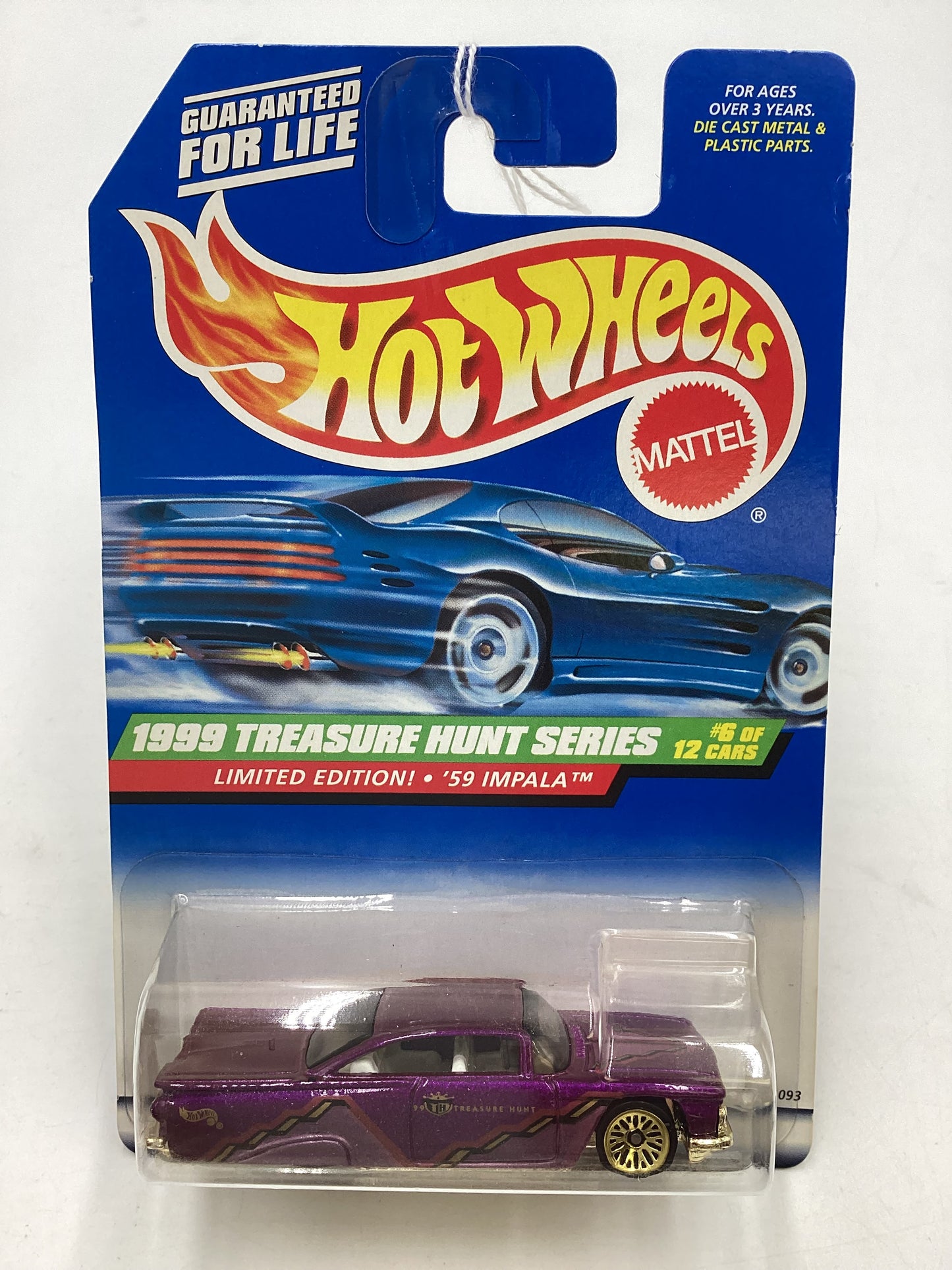 1999 Hot Wheels Treasure Hunt Series 6/12 59 Impala #934 277M