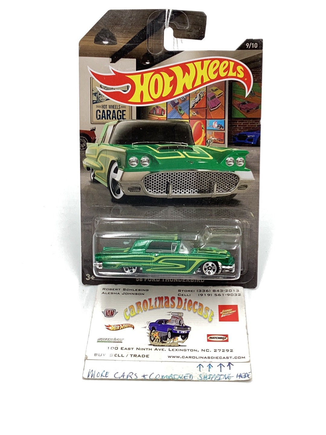 Hot Wheels Garage 9/10 58 Ford Thunderbird 151B