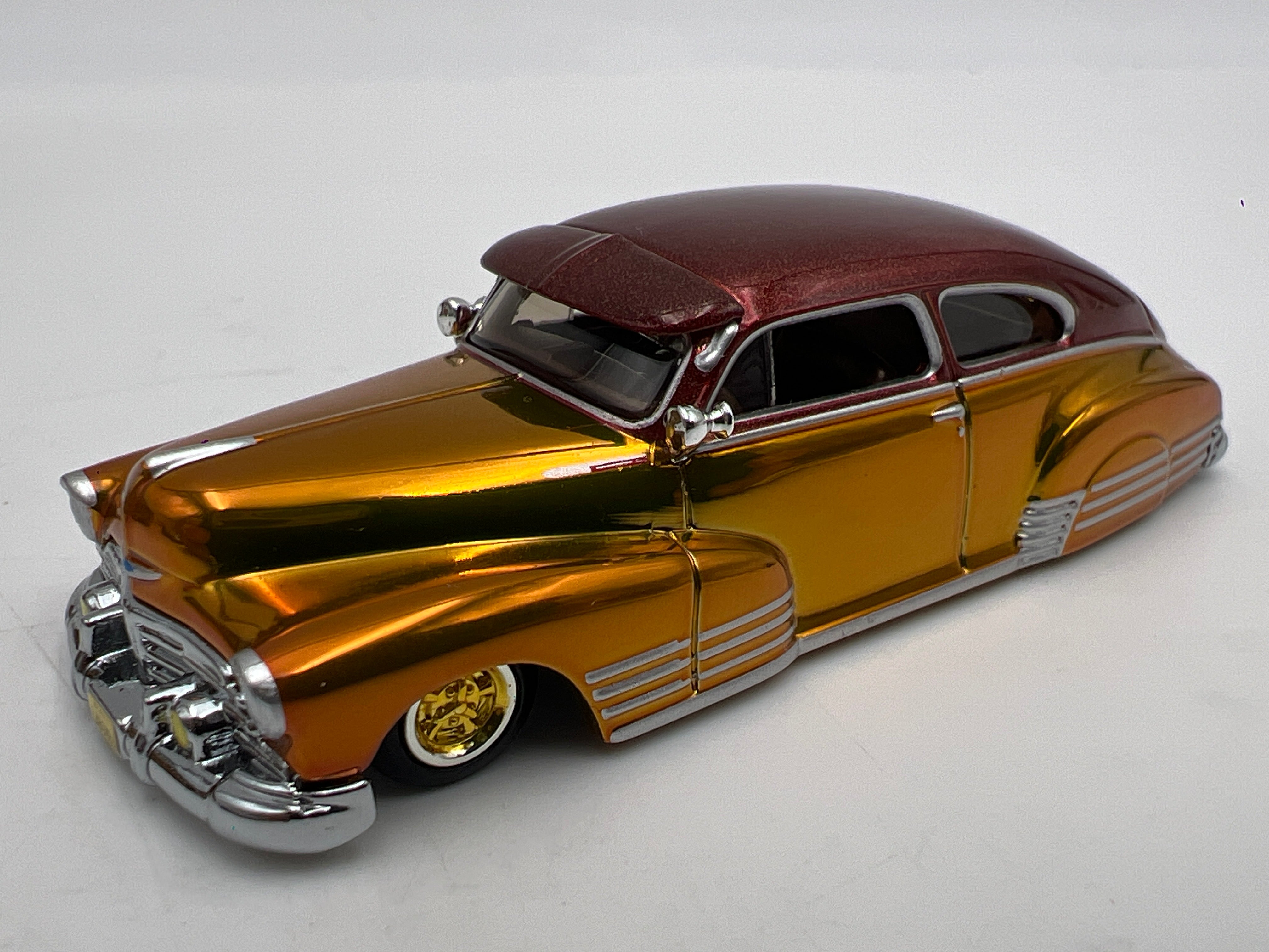 2026 Hot Wheels RLC Porsche 1948 Chevrolet Fleetline Lowrider Gold