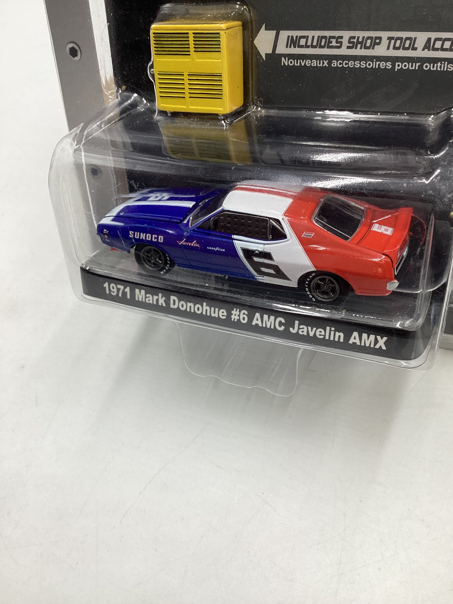 Greenlight GL Muscle Car Garage Hobby Collection Series 5 1971 Mark Donohue #6 AMC Javelin AMX