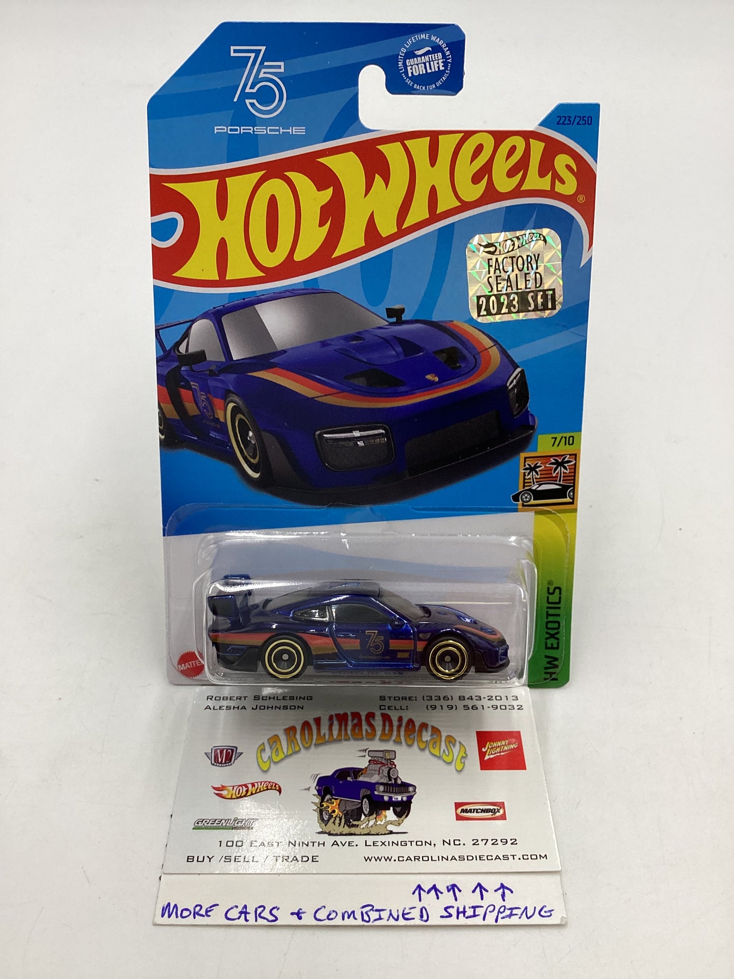 2023 Hot Wheels Super treasure hunt Porsche 935 Factory Sealed “small wrinkle” W/ Protector