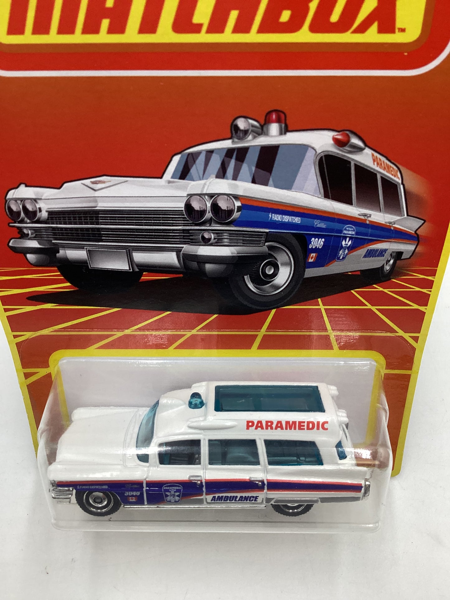 Matchbox Retro Series #8 63 Cadillac Ambulance 161B