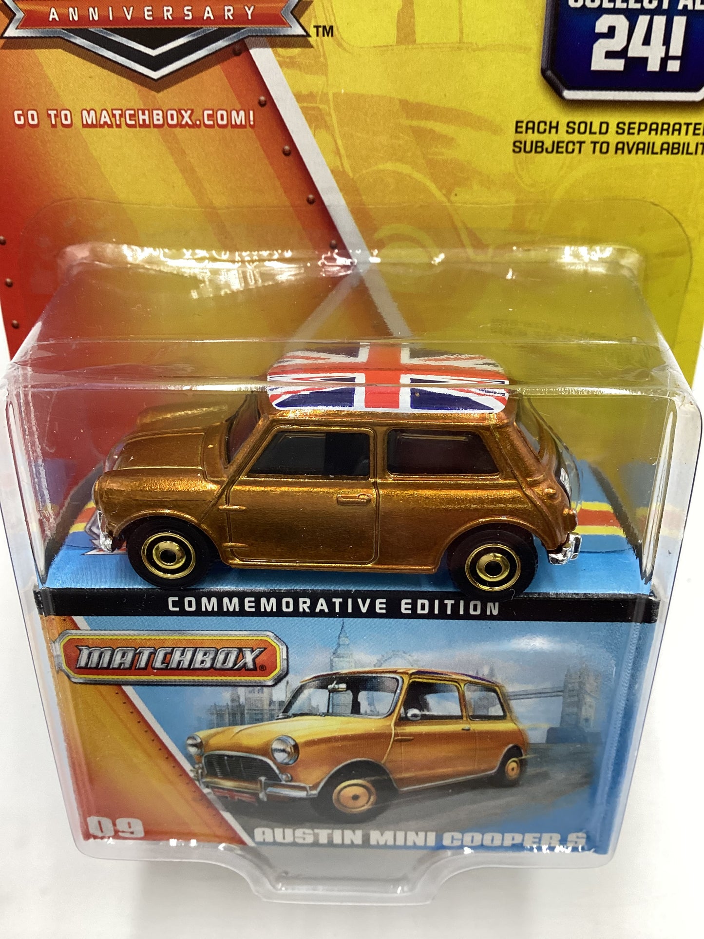 Matchbox 60th Anniversary #9 Austin Mini Cooper S Gold